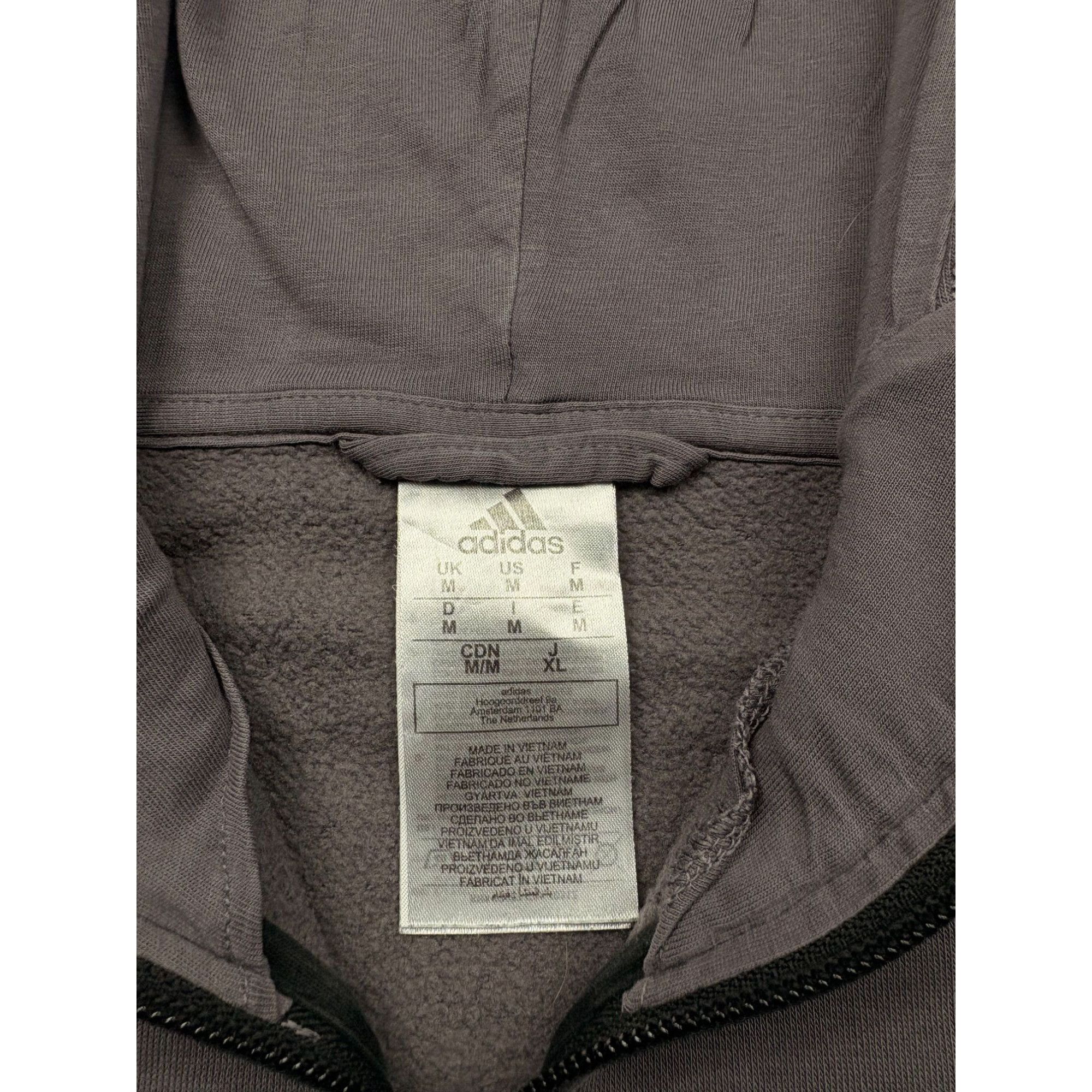 Adidas Adidas Essential Color-Block Full-Zip Hoodie - Charcoal & Bl Size US M / EU 48-50 / 2 - 5 Thumbnail