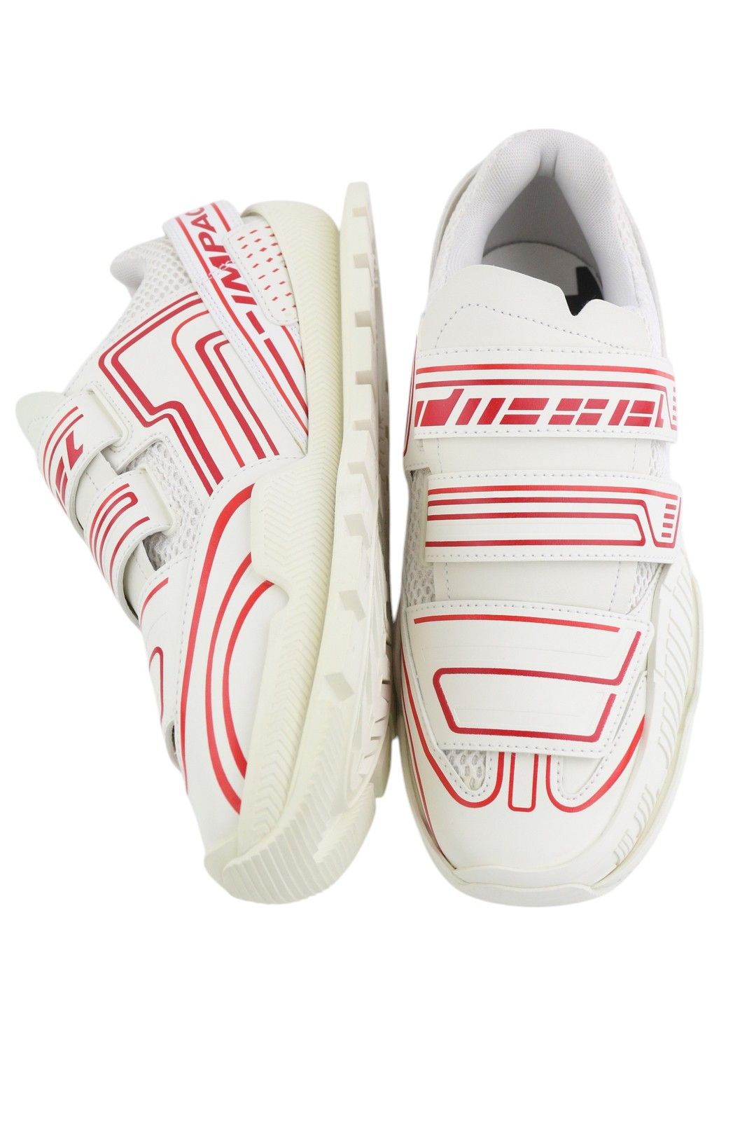 Diesel S-PENDHIO LC EU43 White Almond Toe Pull On Low Top 40864 Size US 10 / EU 43 - 7 Thumbnail