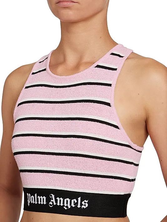 Palm Angels o1y1225 Crop Top in Multicolor Size L / US 10 / IT 46 - 4 Thumbnail