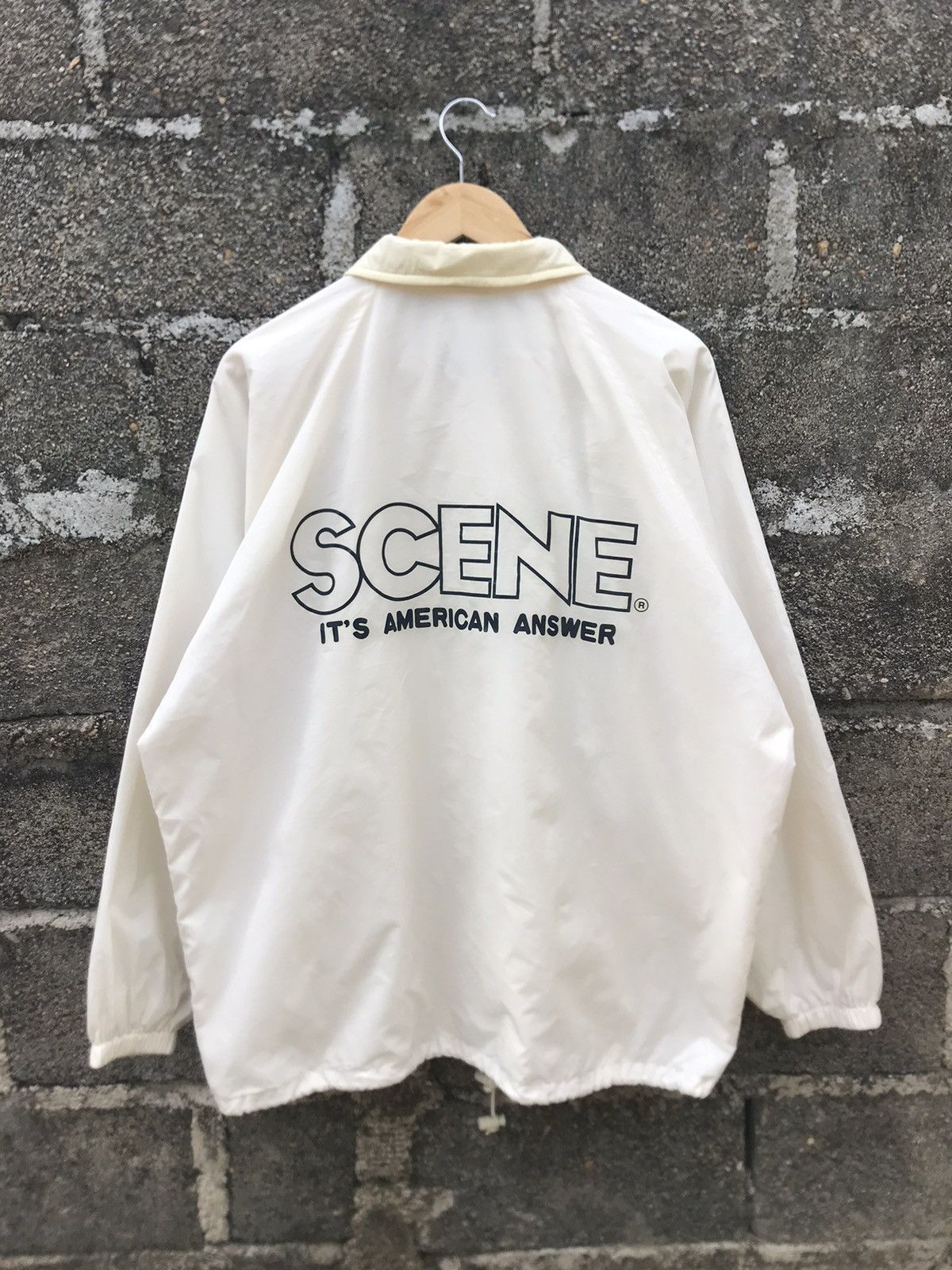 Vintage 💥Vintage America Hauan Scene Button Coach Jacket- L Size US L / EU 52-54 / 3 - 10 Thumbnail