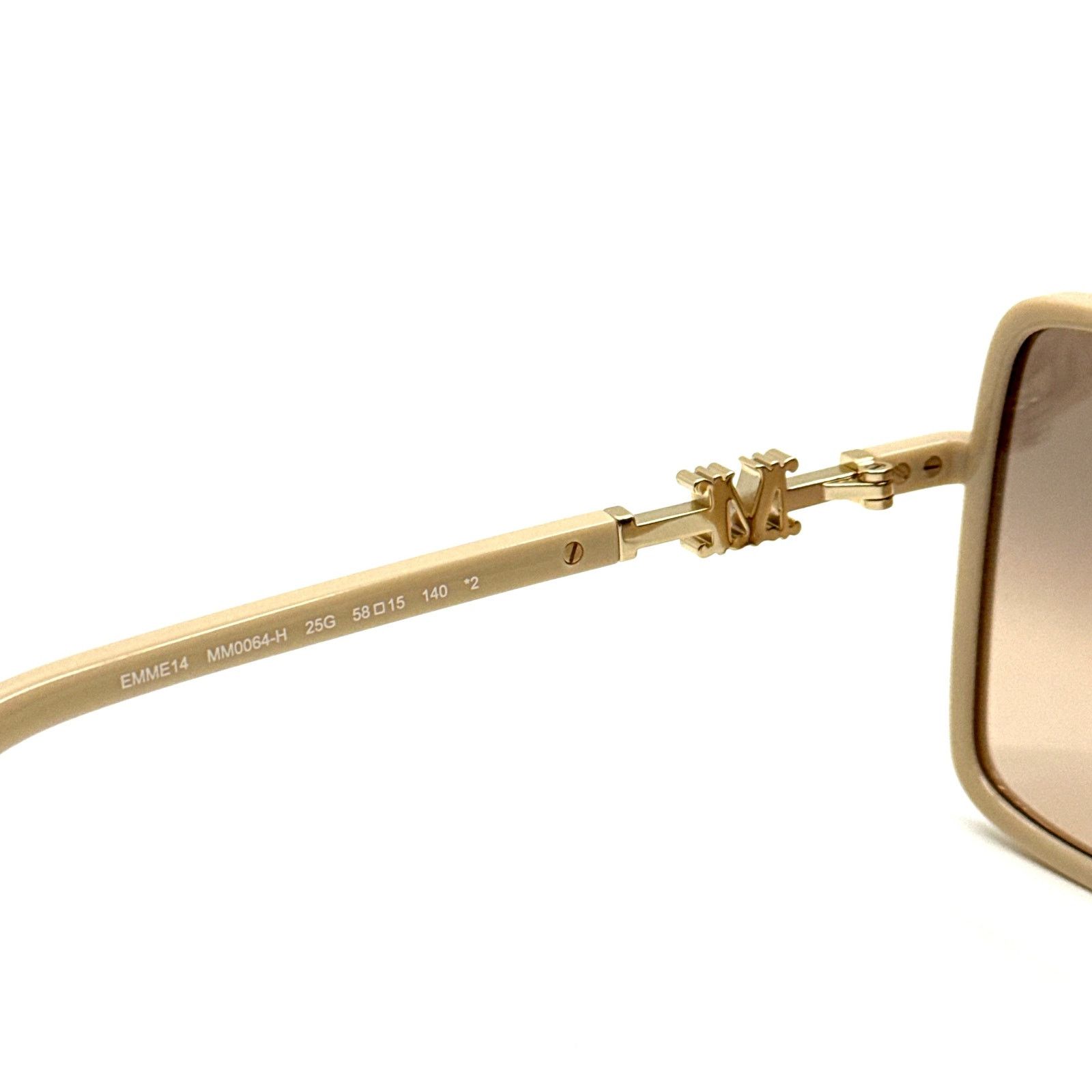 Max Mara New! MAXMARA Sunglasses Emme14 MM0064-H 25G, Authentic Size ONE SIZE - 8 Thumbnail