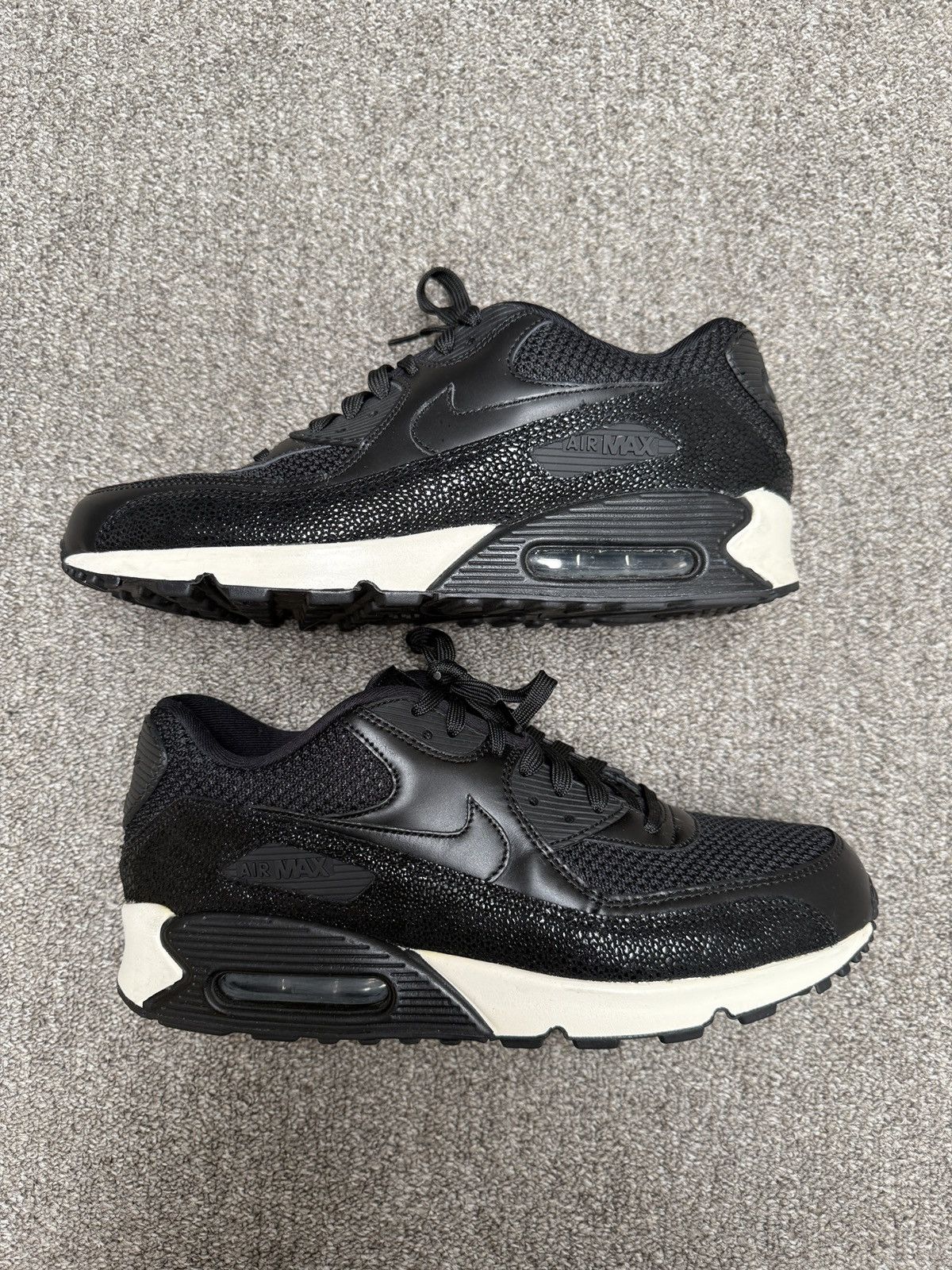 Nike Nike Air Max 90 Black Croc Size US 10.5 / EU 43-44 - 2 Thumbnail