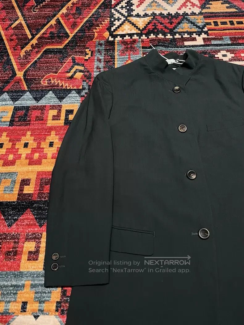 Issey Miyake Issey Miyake Green Chinese Style Blazer Size L / US 10 / IT 46 - 9 Thumbnail
