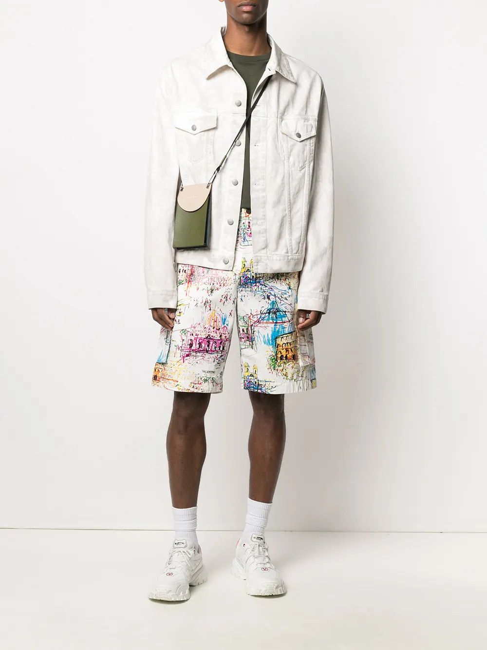 Valentino o1y0525 Cargo Short in Multicolor Size US 36 / EU 52 - 4 Thumbnail