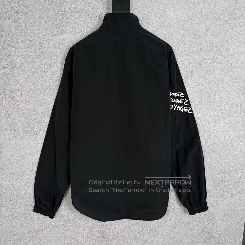 Louis Vuitton Louis Vuitton Black Half Zip Embroidered Hot Air Balloon T Size US L / EU 52-54 / 3 - 2 Thumbnail