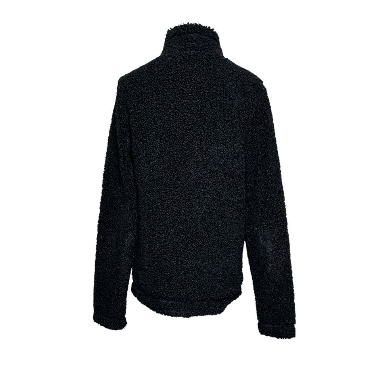 H&M H&M black teddy long sleeves full zip jacket size XS Size XS / US 0-2 / IT 36-38 - 2 Thumbnail