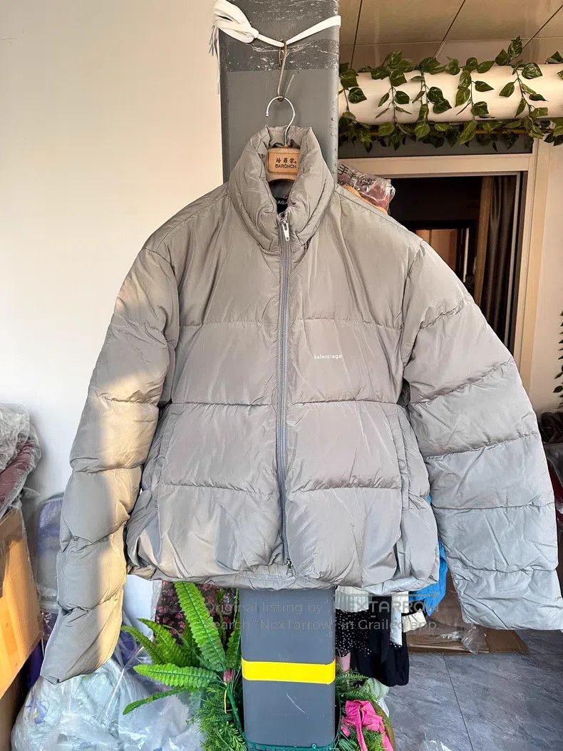 Balenciaga Balenciaga Silver-gray puffer jacket Size US M / EU 48-50 / 2 - 1 Thumbnail