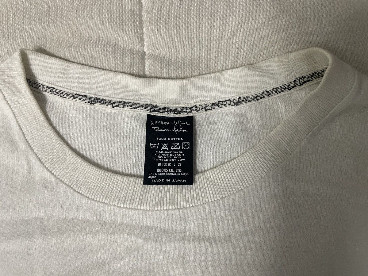 Number (N)ine × Takahiromiyashita The Soloist. × Vintage VINTAGE NUMBER (N)INE T SHIRT LAST SAY GOODBYE WHITE SIZE 2 Size US M / EU 48-50 / 2 - 4 Thumbnail