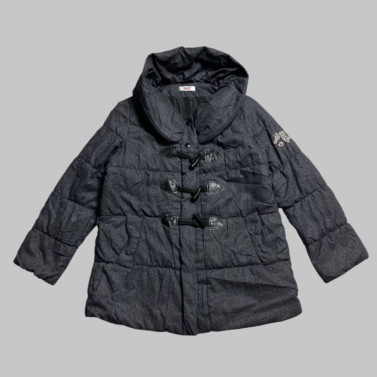 ALGY - Vtg Puffy Puffer Unique Jacket Y2K Japanese Brand