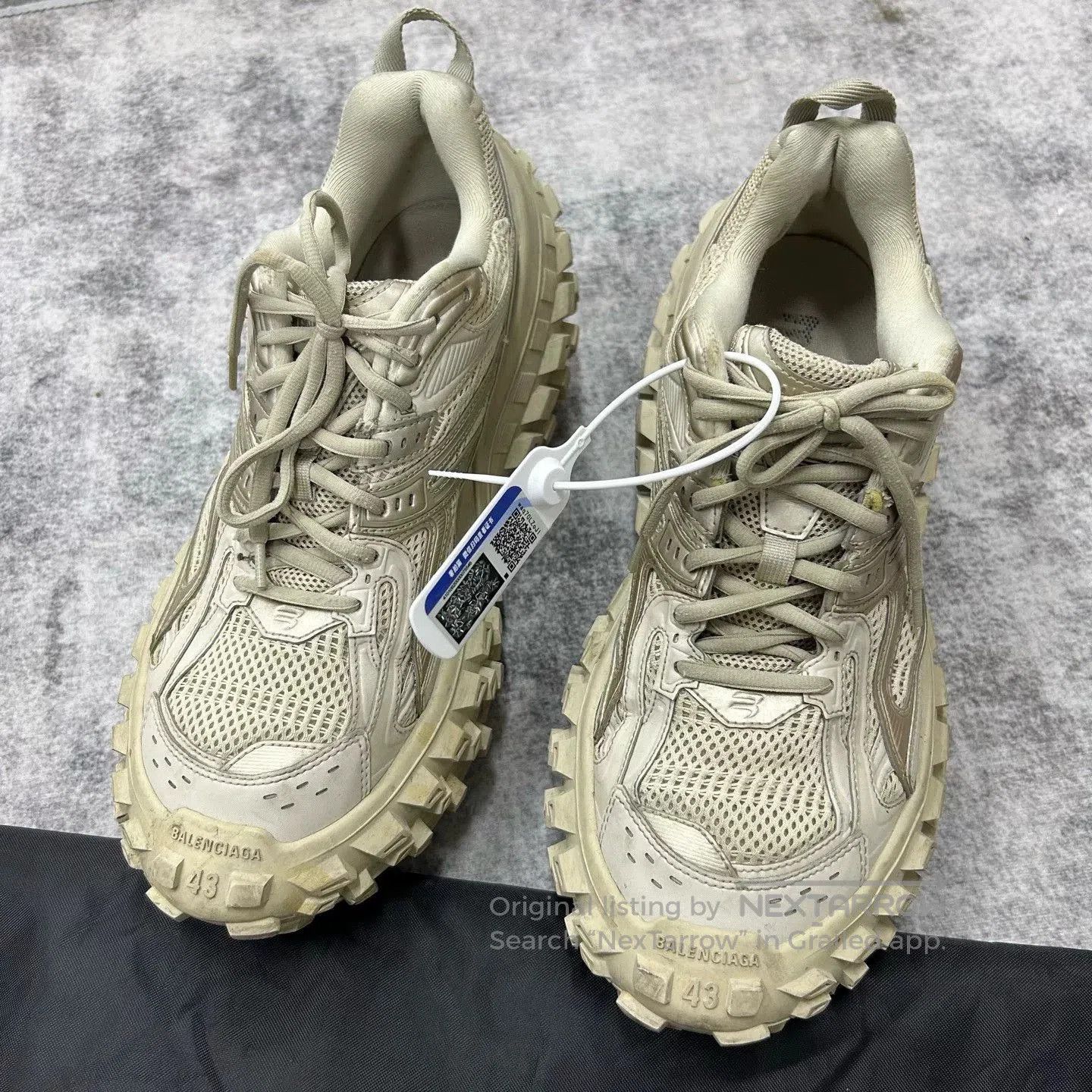 Balenciaga Balenciaga Defender Khaki Tire Sneakers. Size US 10 / EU 43 - 3 Thumbnail