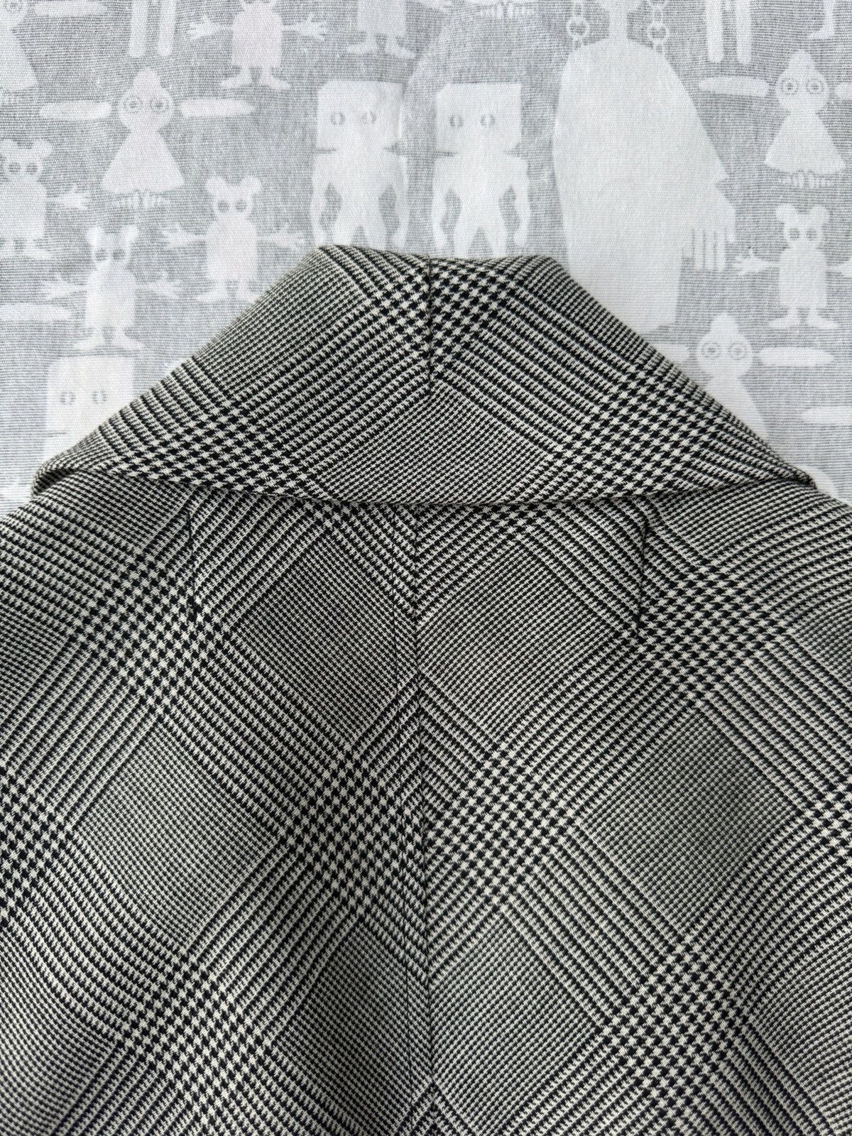 Junya Watanabe Junya Watanabe SS04 Asymmetrical Draped Houndstooth Coat Size M / US 6-8 / IT 42-44 - 9 Thumbnail