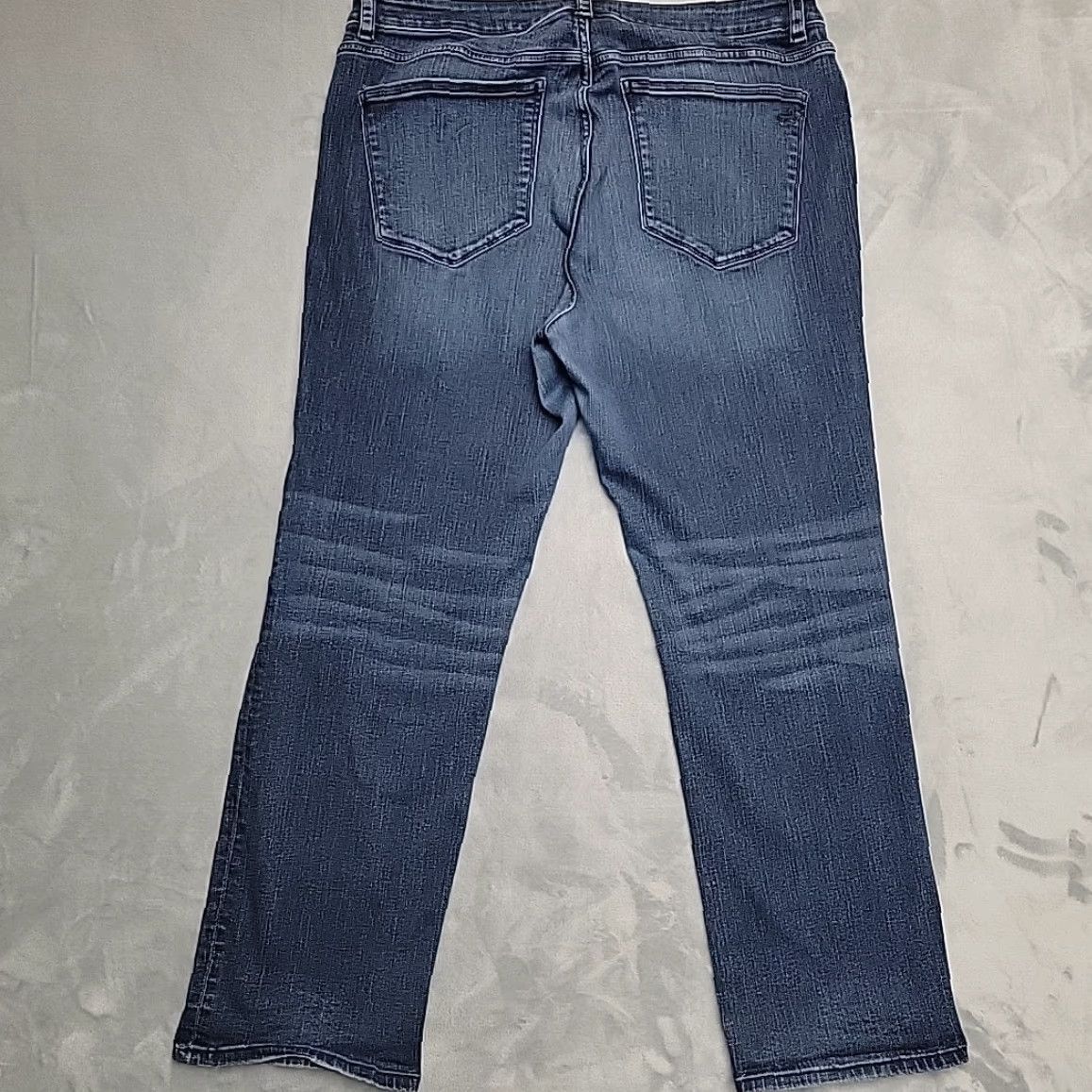 DL1961 VINTAGE DL1961 Jeans Womens 18W Mara Blue Denim Straight High Rise Instasculpt Stretch Size 40" / US 18 - 6 Thumbnail