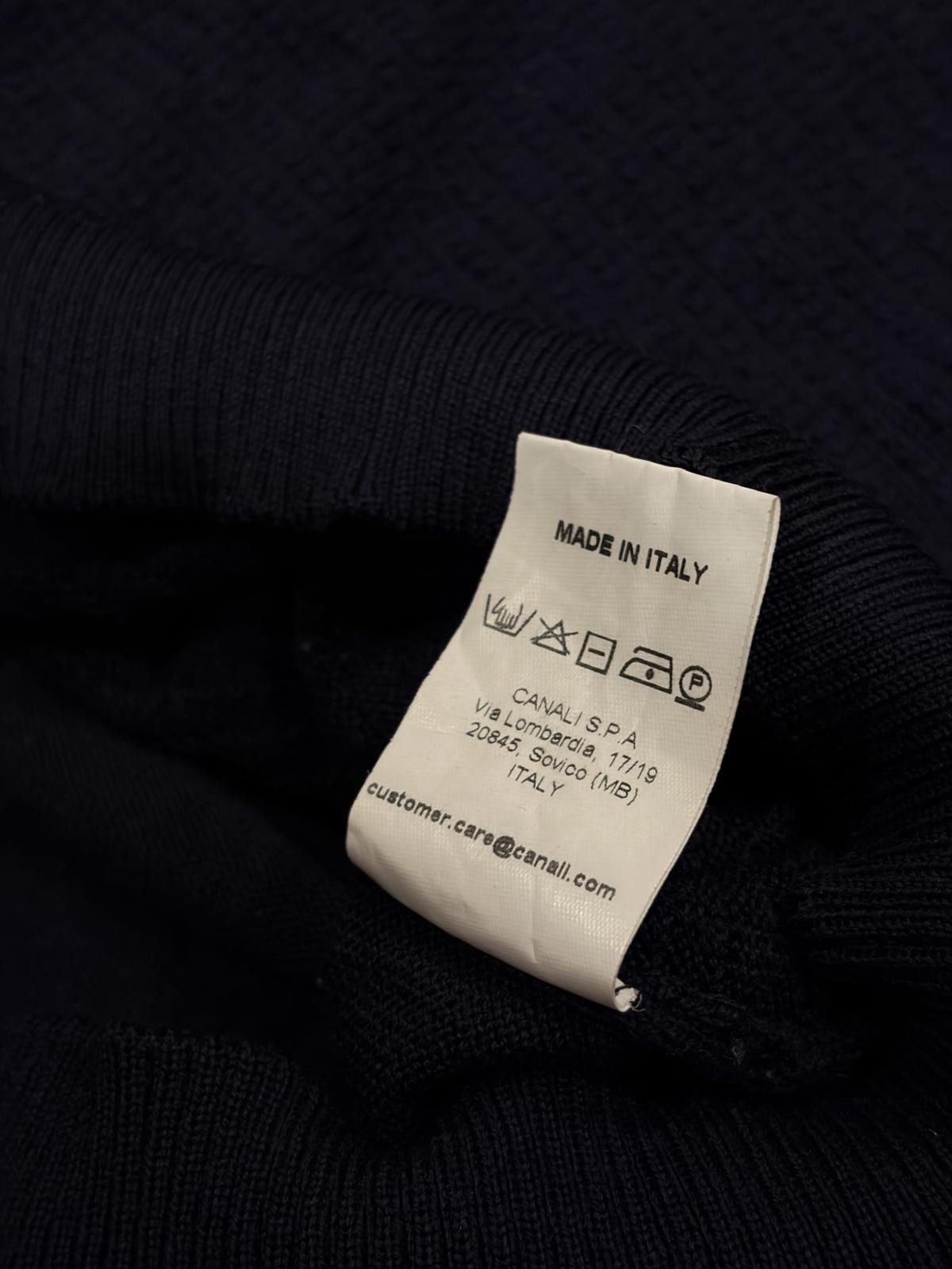 Canali Canali Extrafine Merino Half-Zip Knit (Current Season) Size US M / EU 48-50 / 2 - 6 Thumbnail