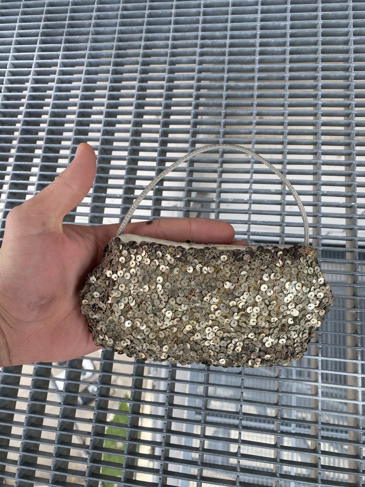 Helmut Lang Vintage Helmut Lang Sequin Mini Handbag Size ONE SIZE - 2 Thumbnail