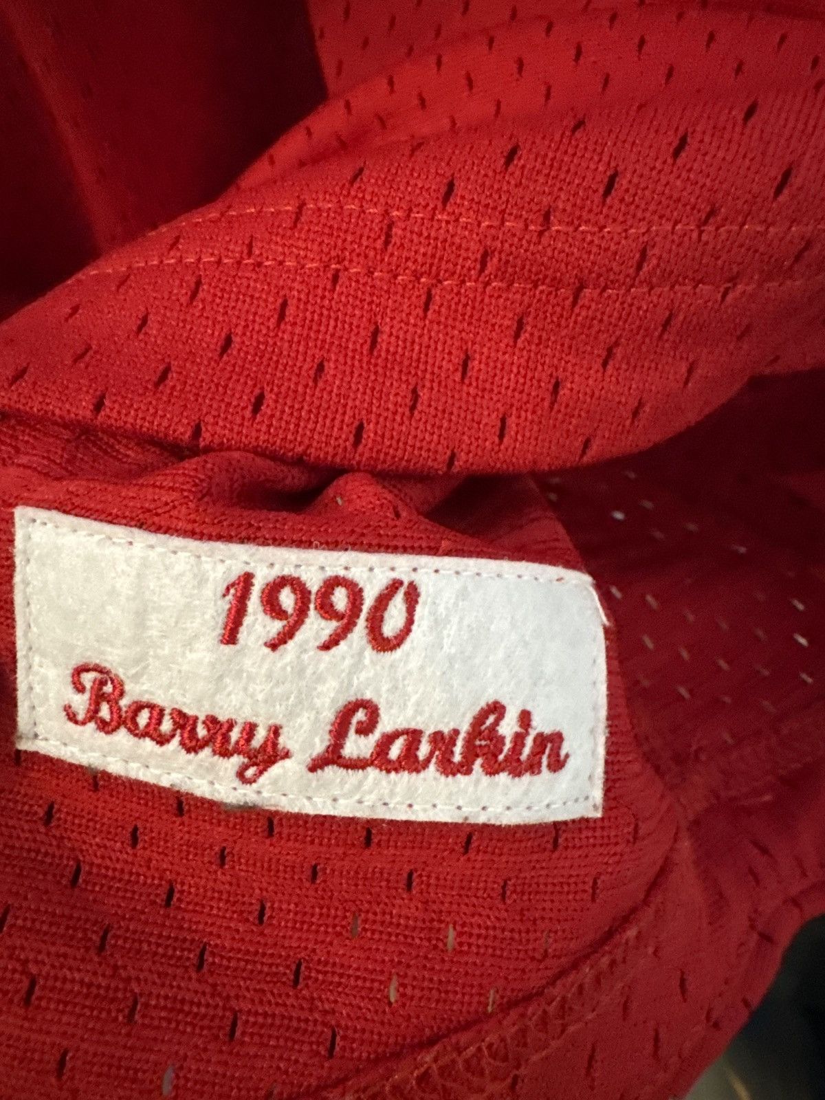 Mitchell & Ness Barry Larkin Cincinnati Reds Jersey Size US M / EU 48-50 / 2 - 7 Thumbnail