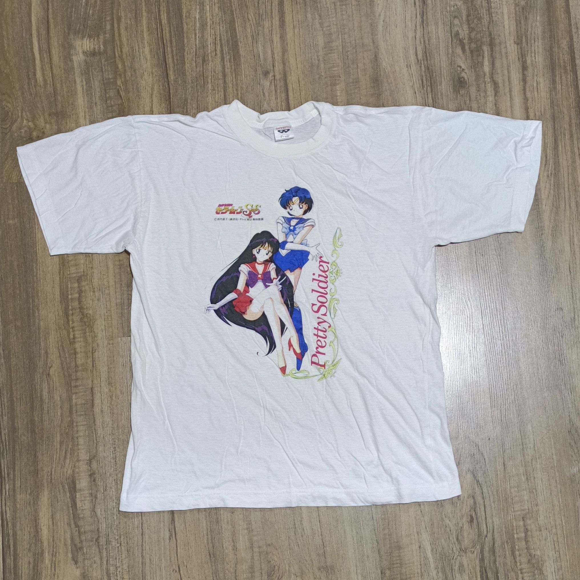Anime Vintage Anime Sailor Moon Pretty Soldier Combo tshirt Size US L / EU 52-54 / 3 - 7 Thumbnail