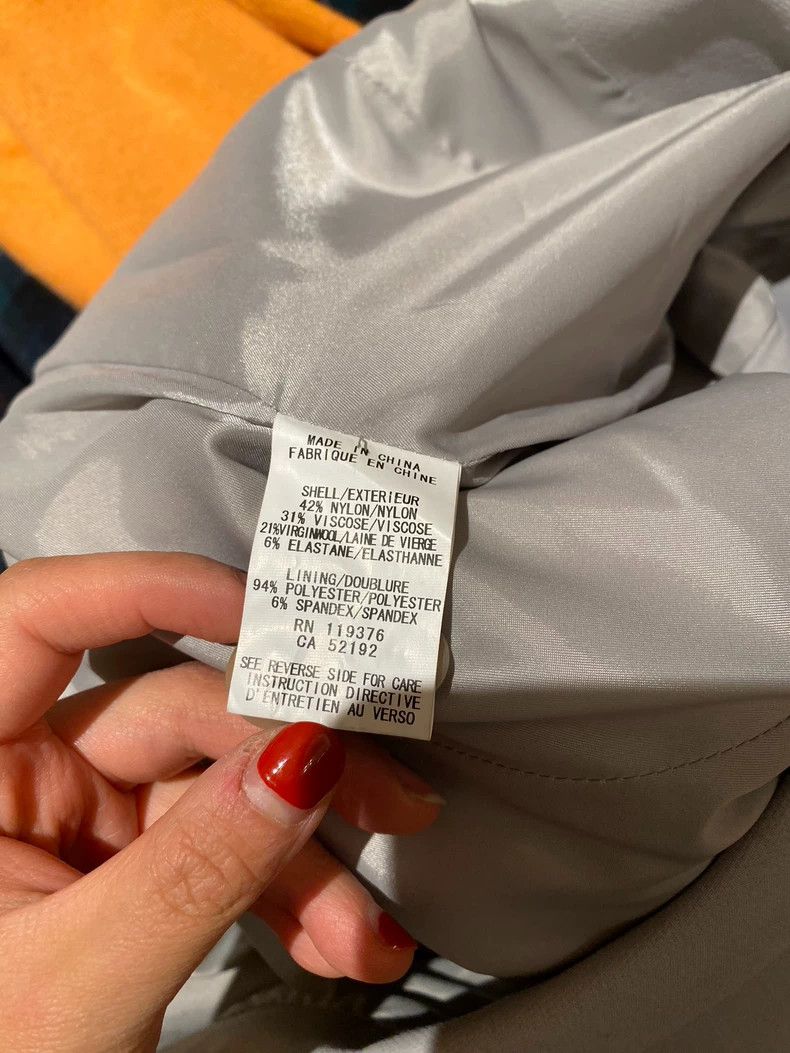 Helmut Lang HELMUT LANG size6 Gray small suit jacket Size S / US 4 / IT 40 - 7 Thumbnail