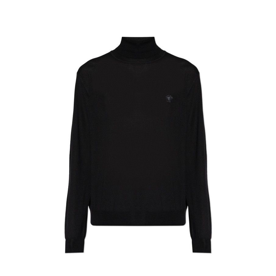 Versace VERSACE Black Turtleneck Sweater New & Authentic (Men's size Size US S / EU 44-46 / 1 - 1 Preview