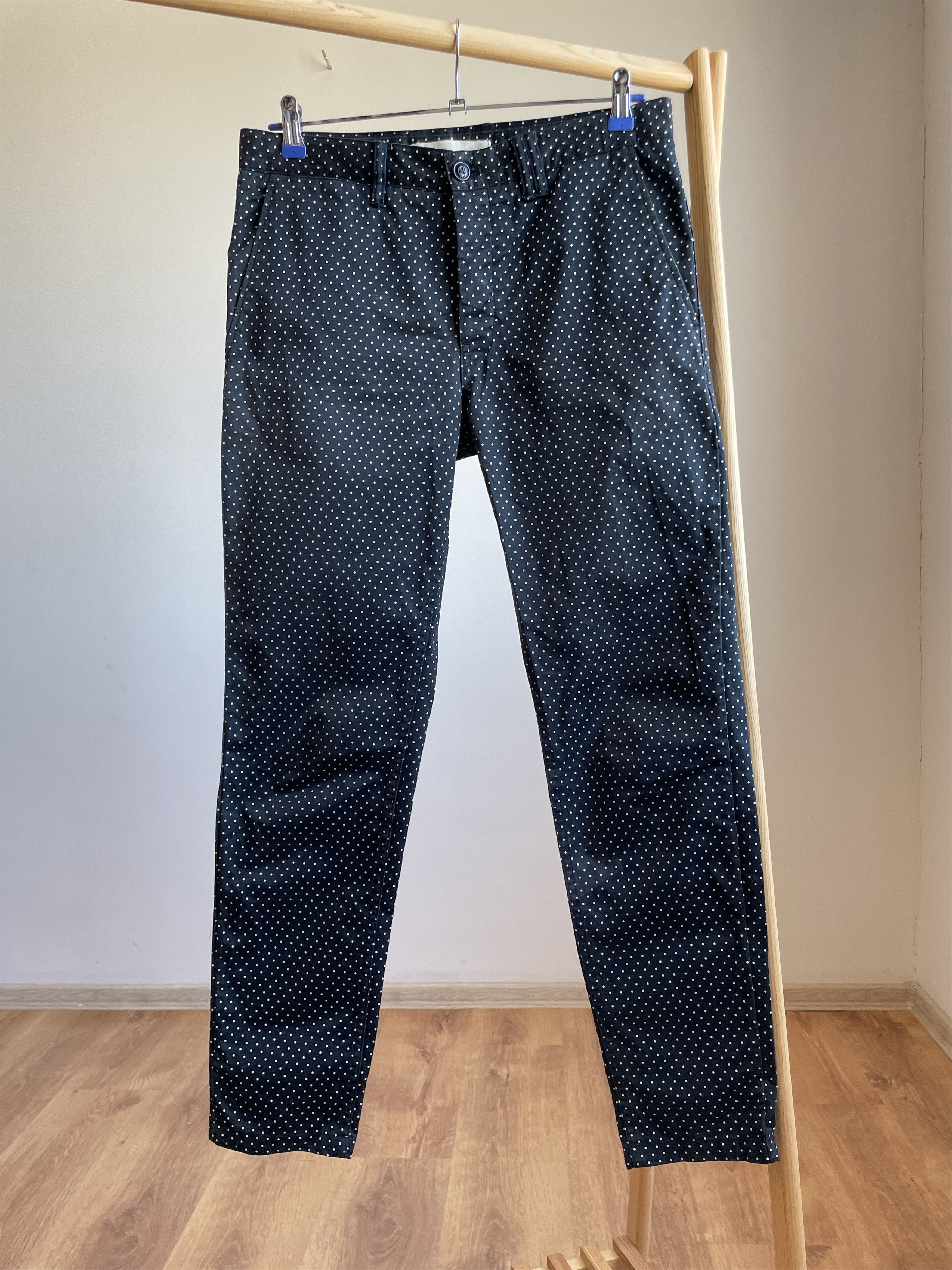 Norse Projects Norse Projetcs x Goodhood Aros Light Twill Polka Dot Pants Size US 30 / EU 46 - 1 Thumbnail