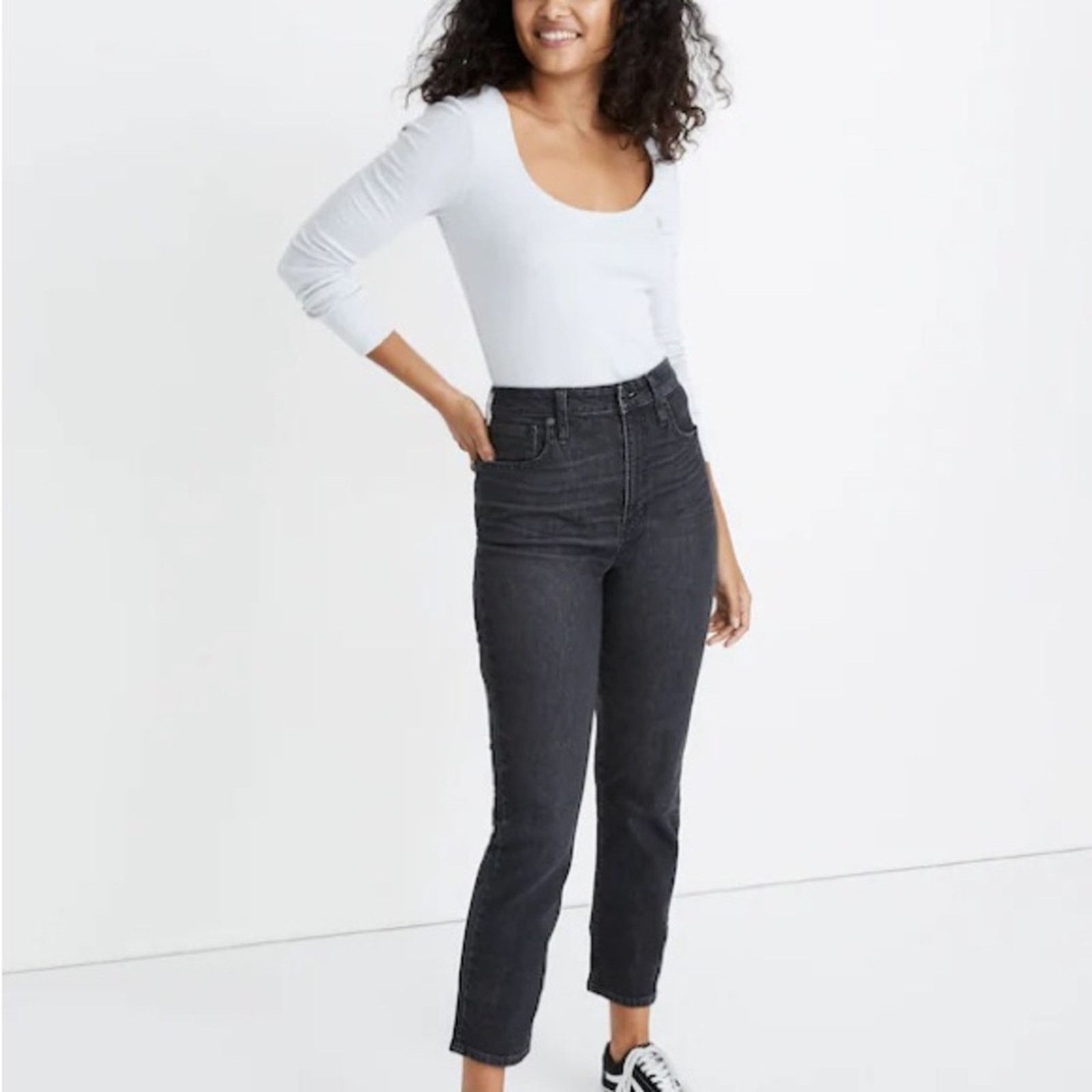 Madewell Madewell The Curvy Perfect Vintage Jean Women’s 27 Cropped Size 27" / US 4 / IT 40 - 1 Thumbnail