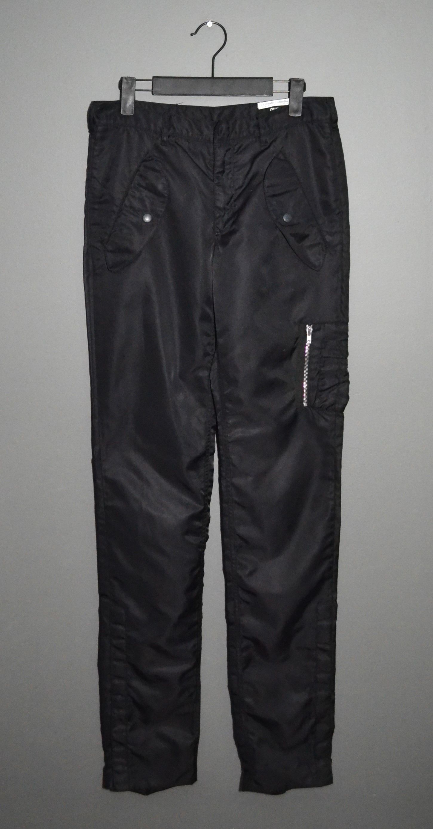 Miu Miu Miu Miu Vintage Rare Bomber Nylon Pants S Black Prada Men's Size US 30 / EU 46 - 2 Thumbnail