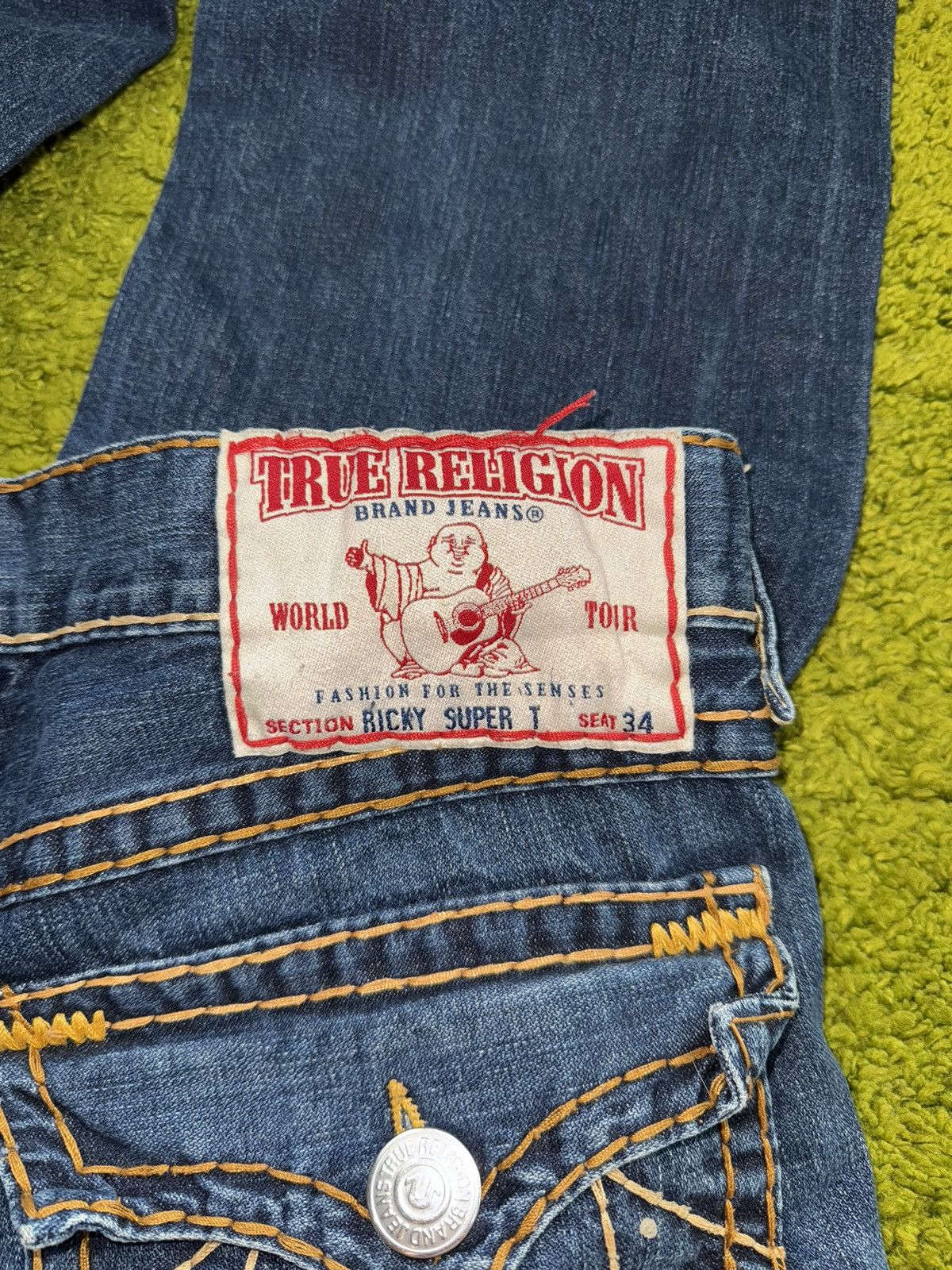 True Religion 🇺🇸 True Religion Y2K style made in USA wide leg jeans denim Size US 34 / EU 50 - 11 Thumbnail