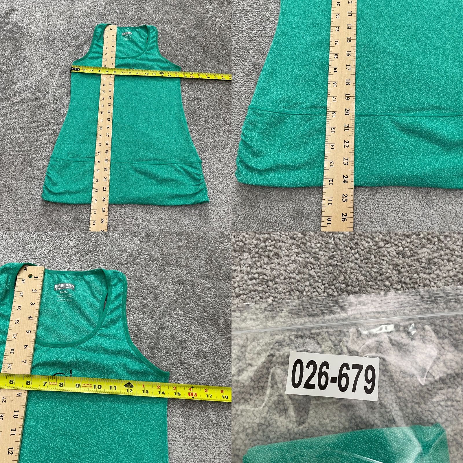 Vintage Kirkland Signature Sports Tank Top Womens Small Green Racerback Active Athletic Shirt Sleeveless Womens Size S / US 4 / IT 40 - 8 Thumbnail