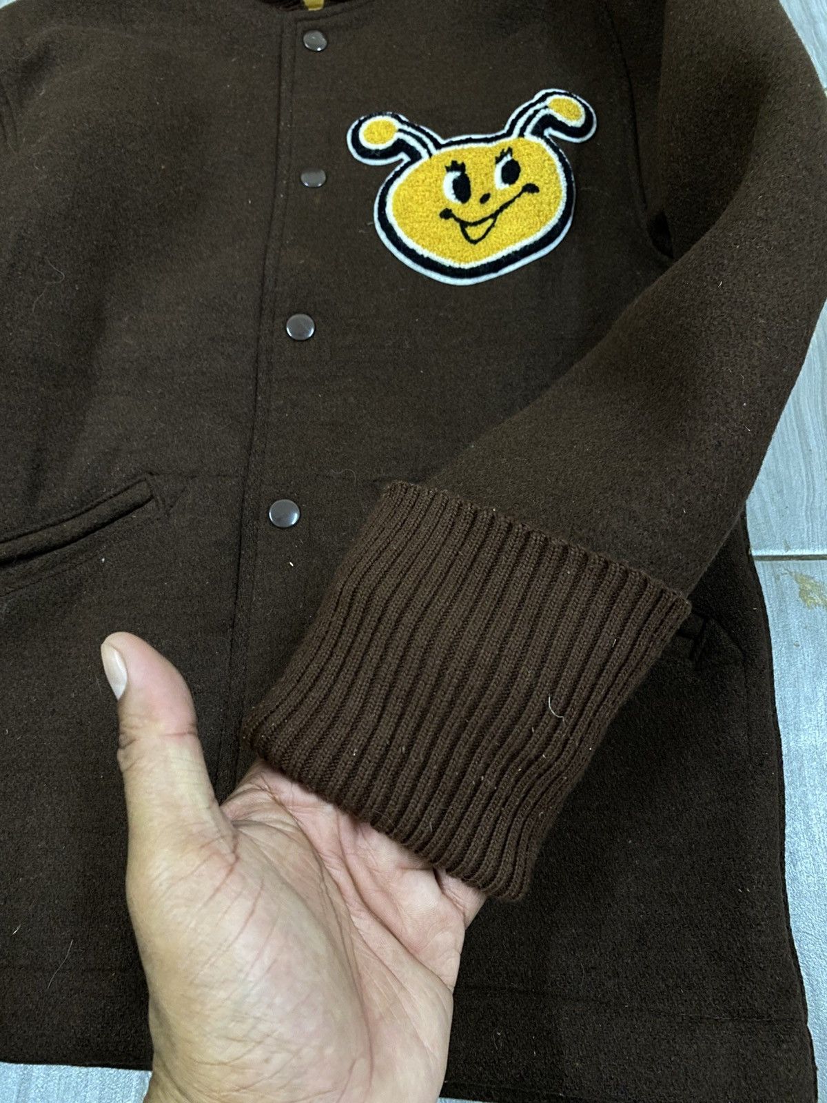 Caterpillar Vintage Caterpillar Varsity Wool Jacket Brown Size US XS / EU 42 / 0 - 7 Thumbnail