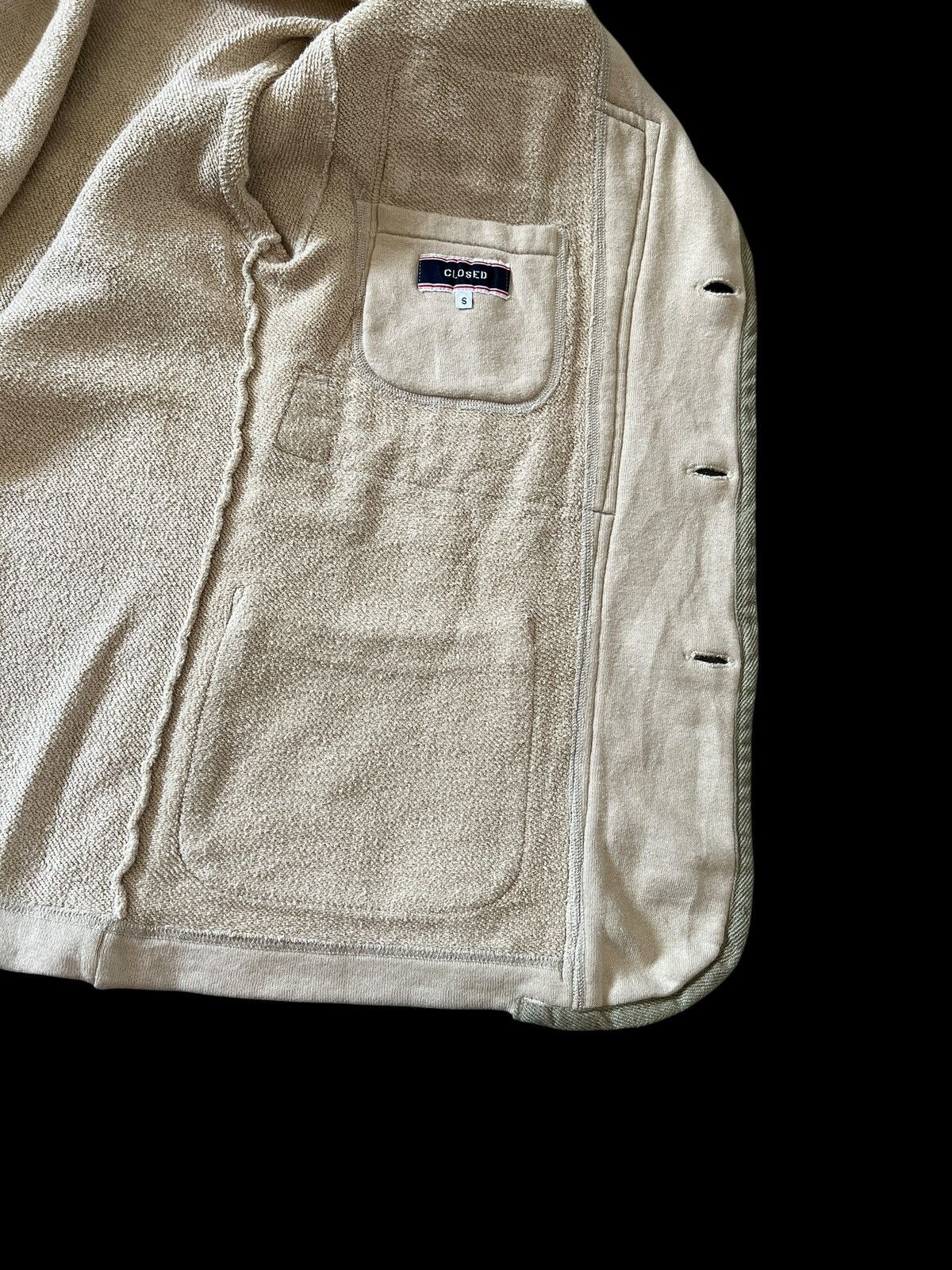 Marithe + Francois Girbaud Vintage Closed MFG Custom Sashiko Stitching Cardigan Size US L / EU 52-54 / 3 - 12 Thumbnail