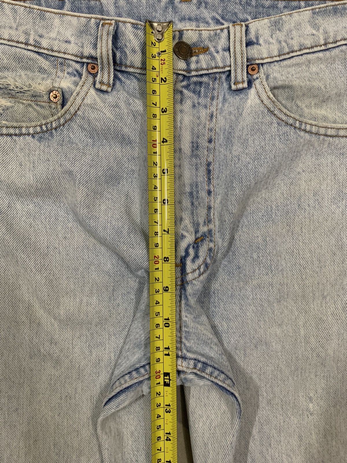 Levi's Vintage 80s Levis 610 Flame Printed Jeans like Gallery Dept. Size US 30 / EU 46 - 18 Thumbnail