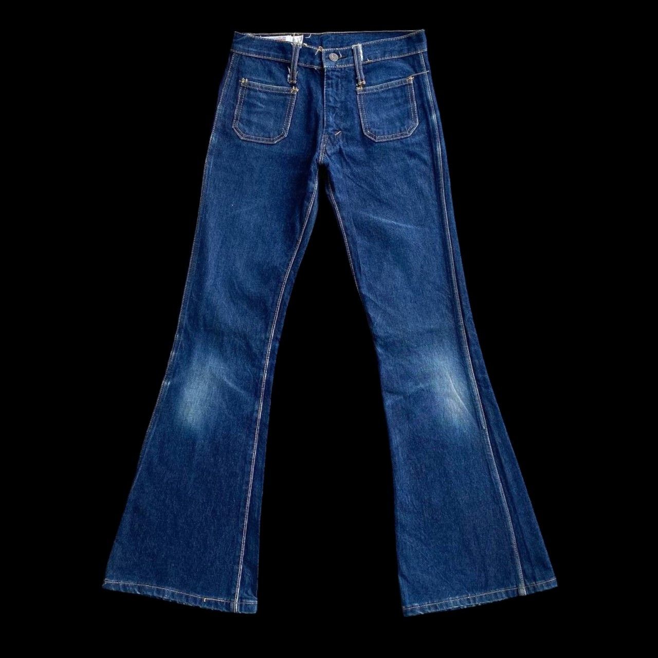 Big John VINTAGE 80-90s BIG JOHN FLARED BOTTOMBELL BUSH PANT TALON ZP Size US 28 / EU 44 - 8 Thumbnail