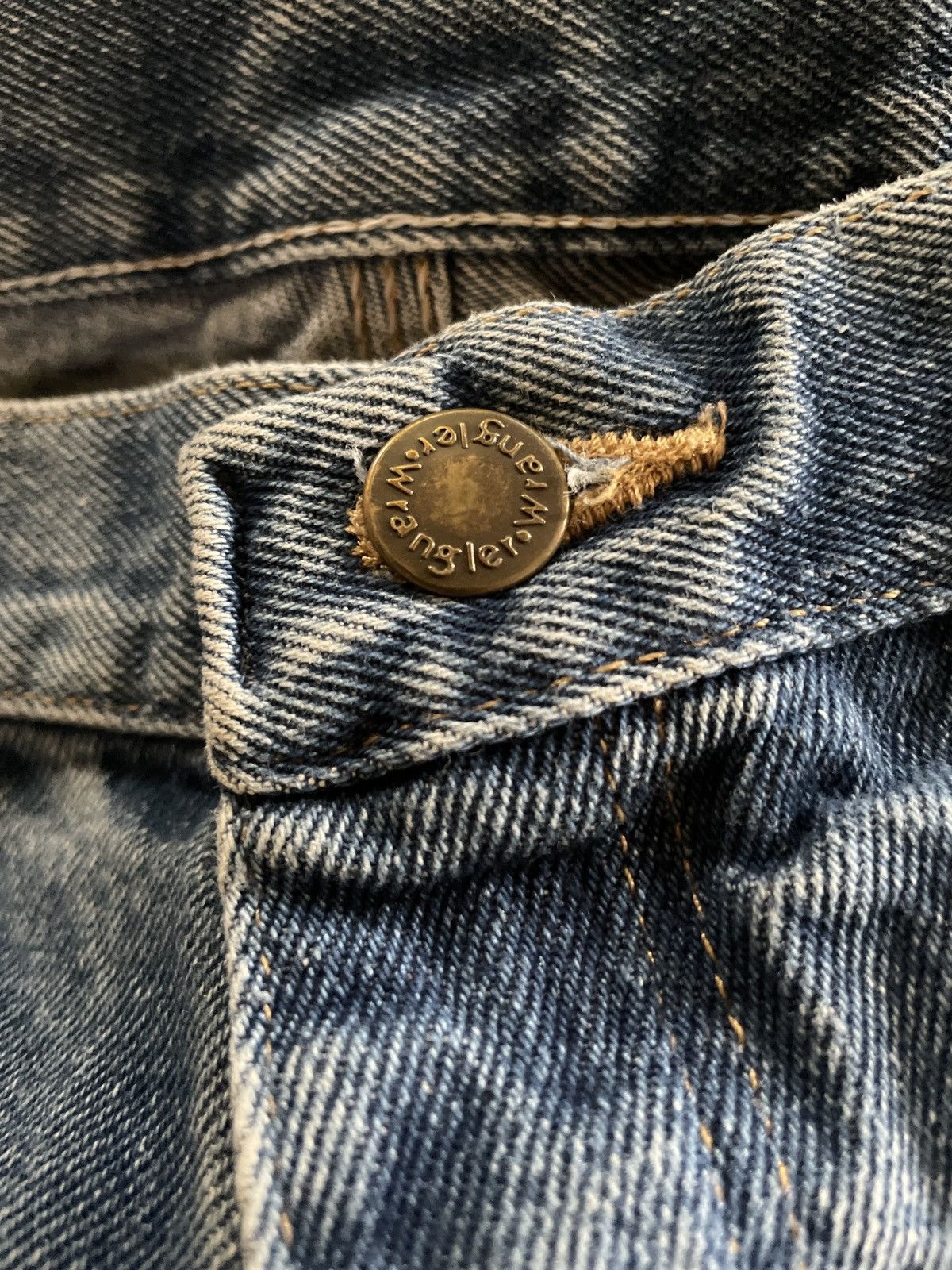 Vintage × Wrangler Wrangler Utility Jean Shorts Men’s Size 38 JORTS Blue Denim Size US 38 / EU 54 - 10 Thumbnail
