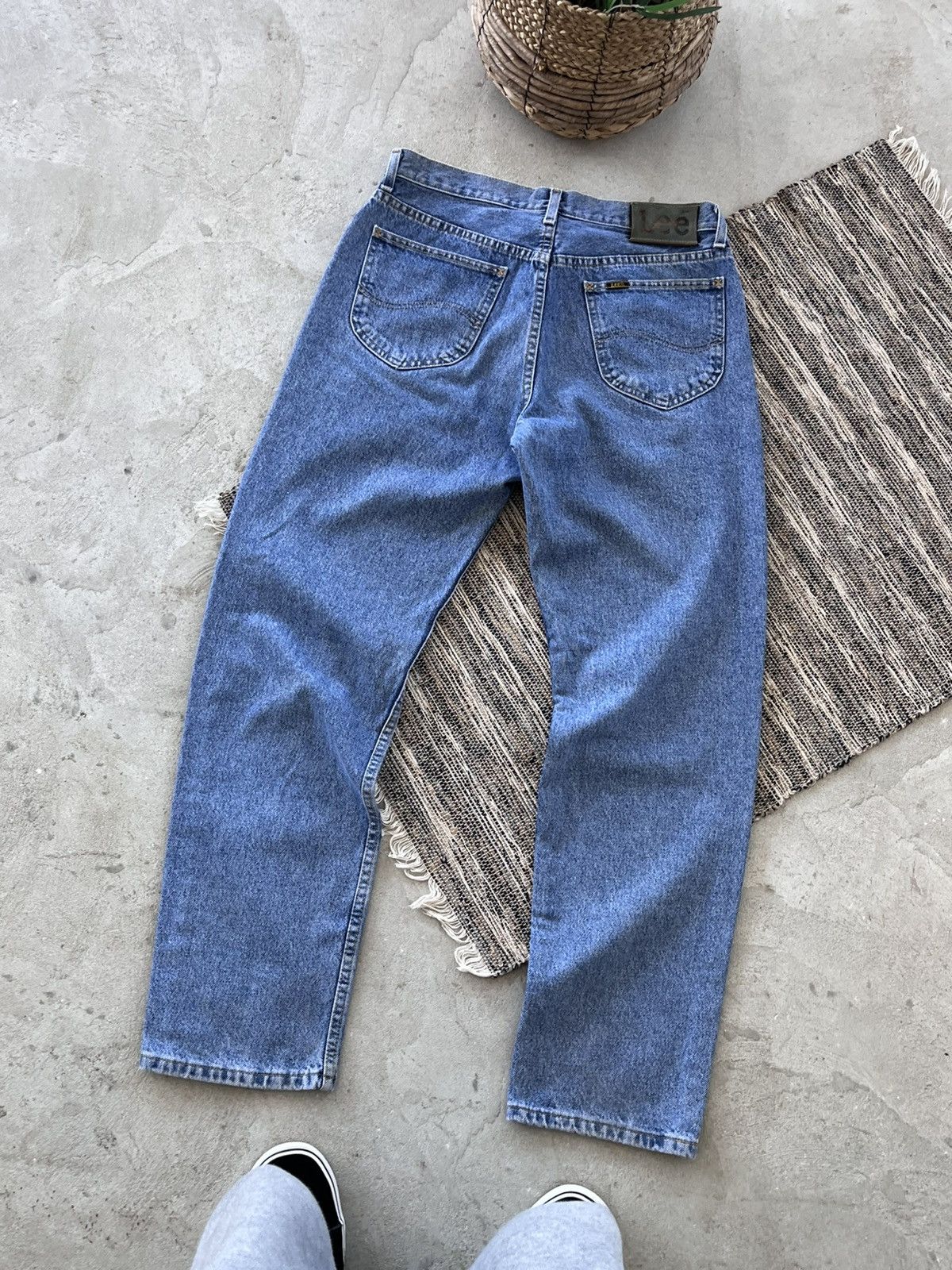 Lee Vintage Lee Blue Denim Jeans Workwear Classic Fit 34/32 Y2K Size US 34 / EU 50 - 1 Thumbnail