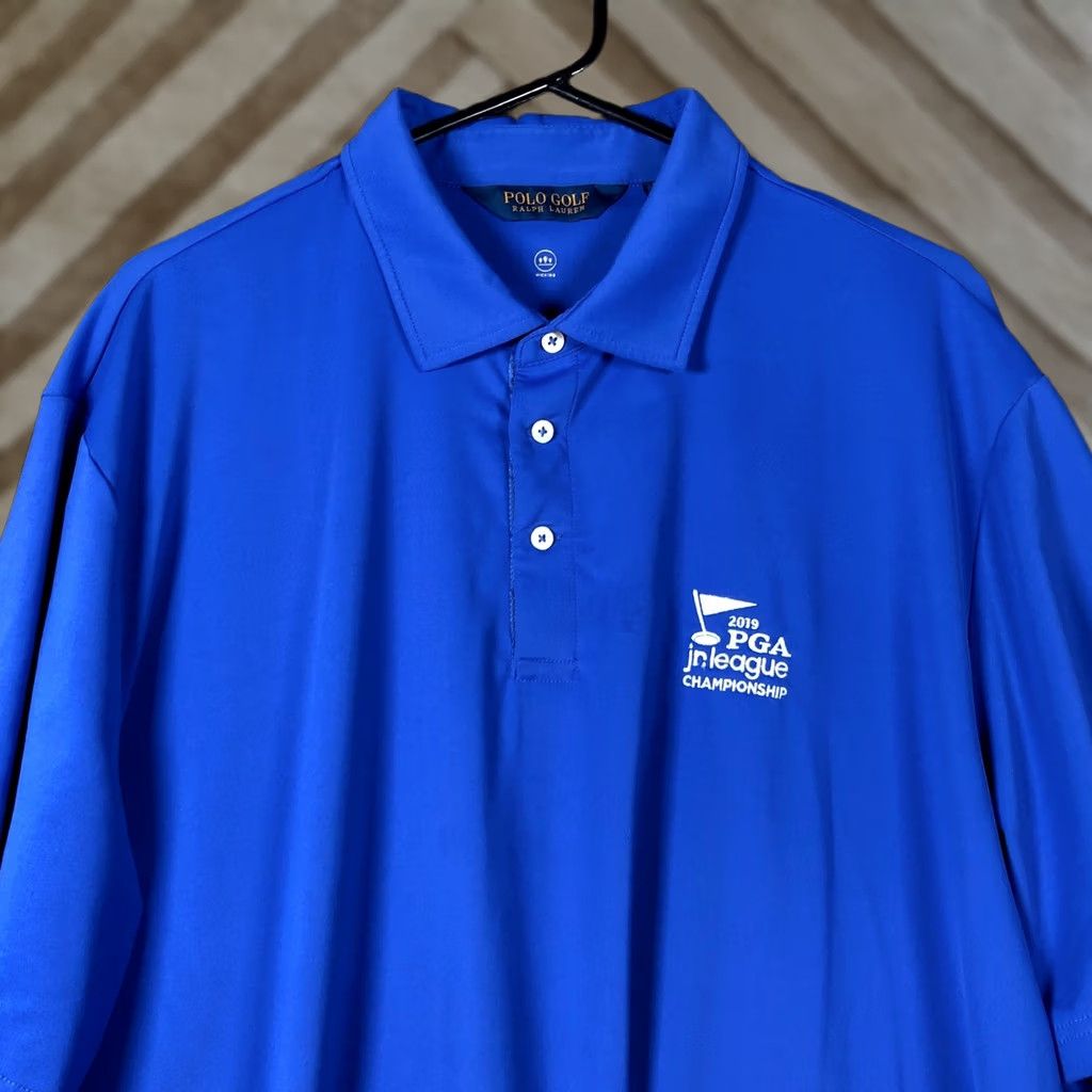 Ralph Lauren Ralph Lauren Mens Polo Shirt Blue Golf Quick Dry Stretch XL Size US XL / EU 56 / 4 - 1 Thumbnail