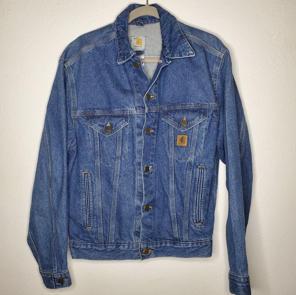 image of Carhartt Jacket in Blue, Men's (Size Small)