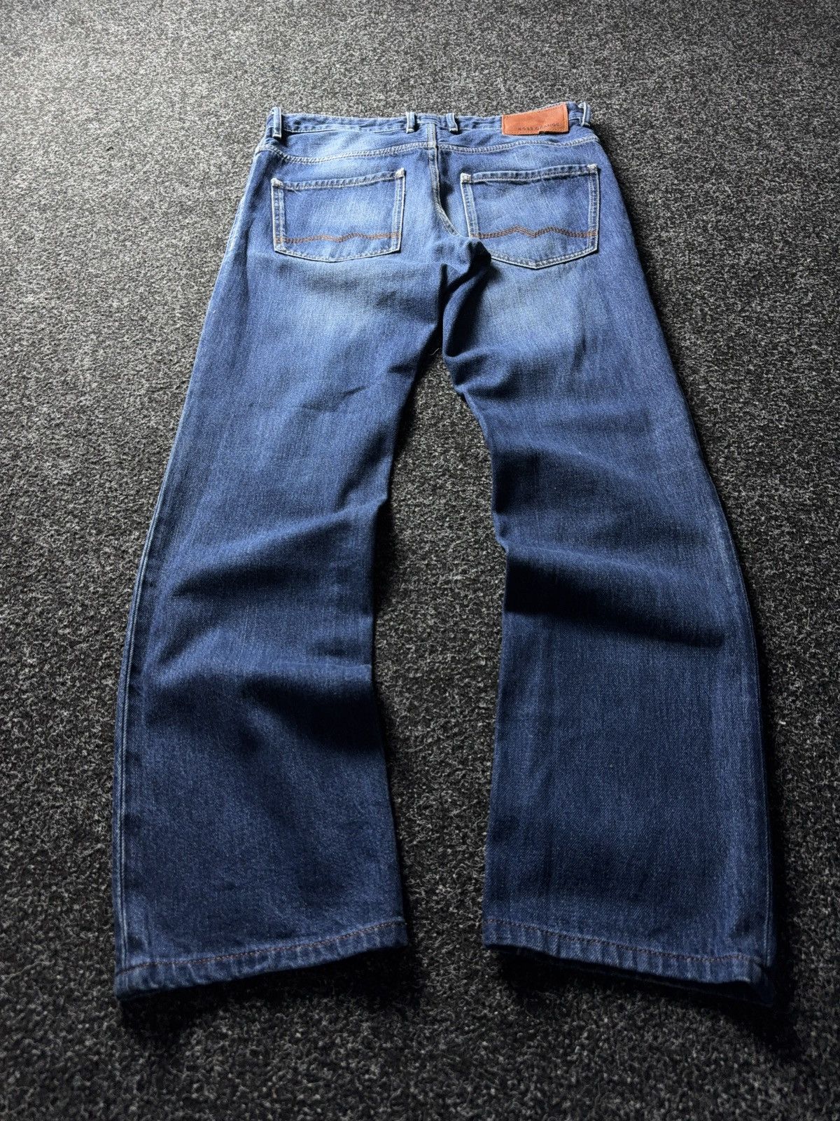 Hugo Boss Luxury y2k BOSS Orange Regular Fit Denim Jeans Blue Wash Size US 30 / EU 46 - 8 Thumbnail