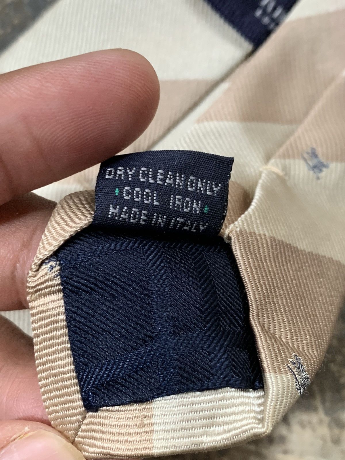 Burberry Burberry micro logo pattern tie Size ONE SIZE - 4 Thumbnail