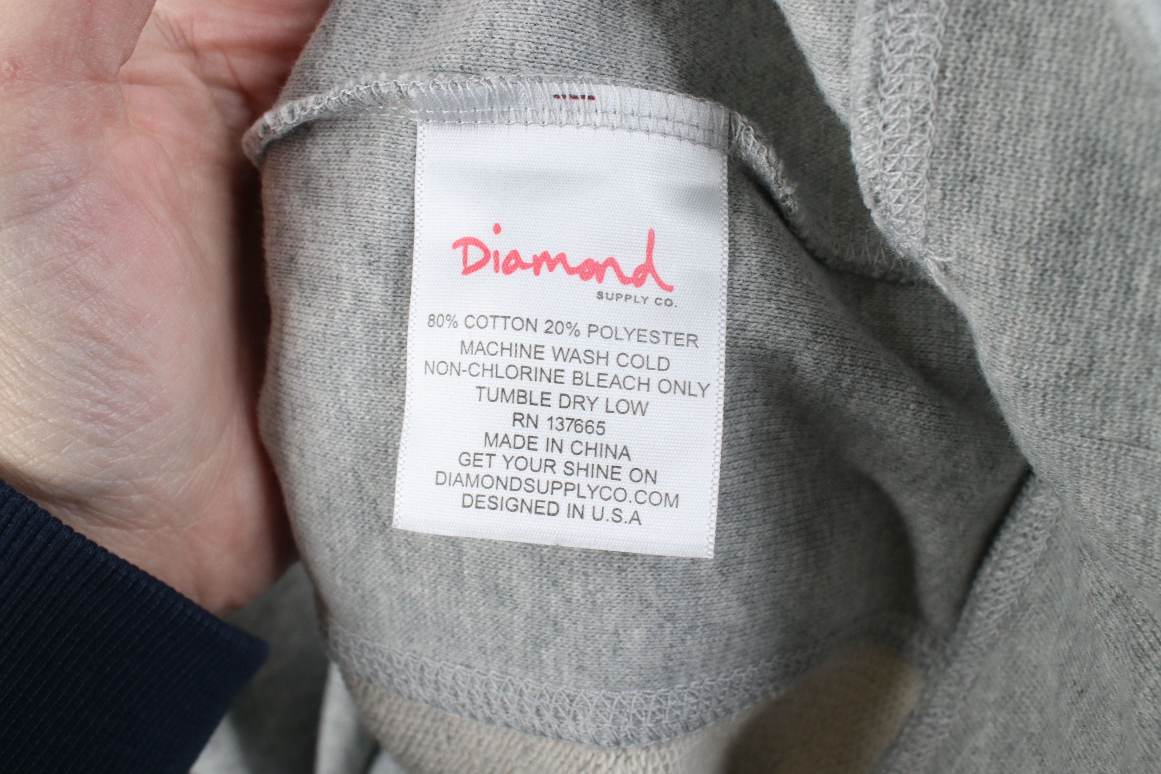 Diamond Supply Co. Vintage Diamond Supply Co Skateboarding Sweatshirt Size US L / EU 52-54 / 3 - 8 Thumbnail