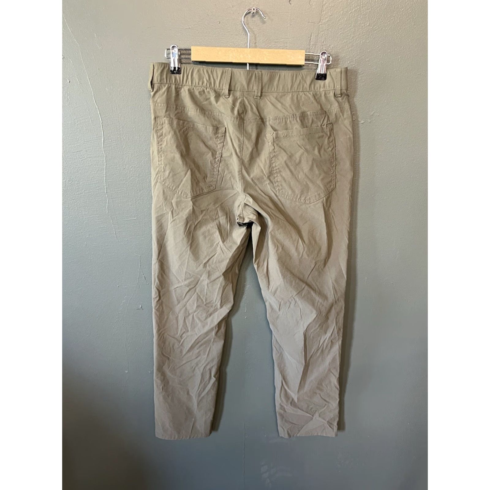 DKNY DKNY Mens Pants Nylon Green 33 x 29 Straight Chino Outdoor Hiking Size 33 29 NM Size 24" / US 00 / IT 34 - 2 Thumbnail