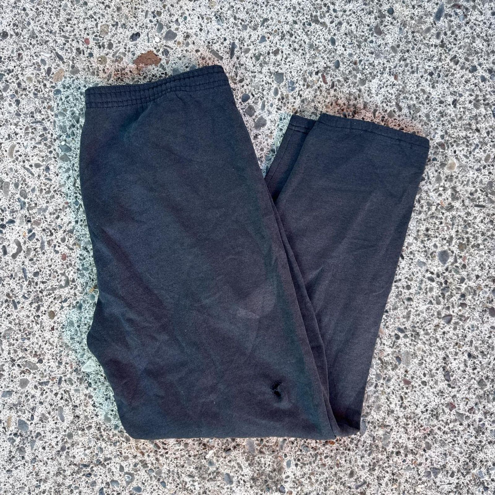 Lee Vintage 90s Lee Black Baggy Sweatpants – Size Large Size US 32 / EU 48 - 1 Thumbnail