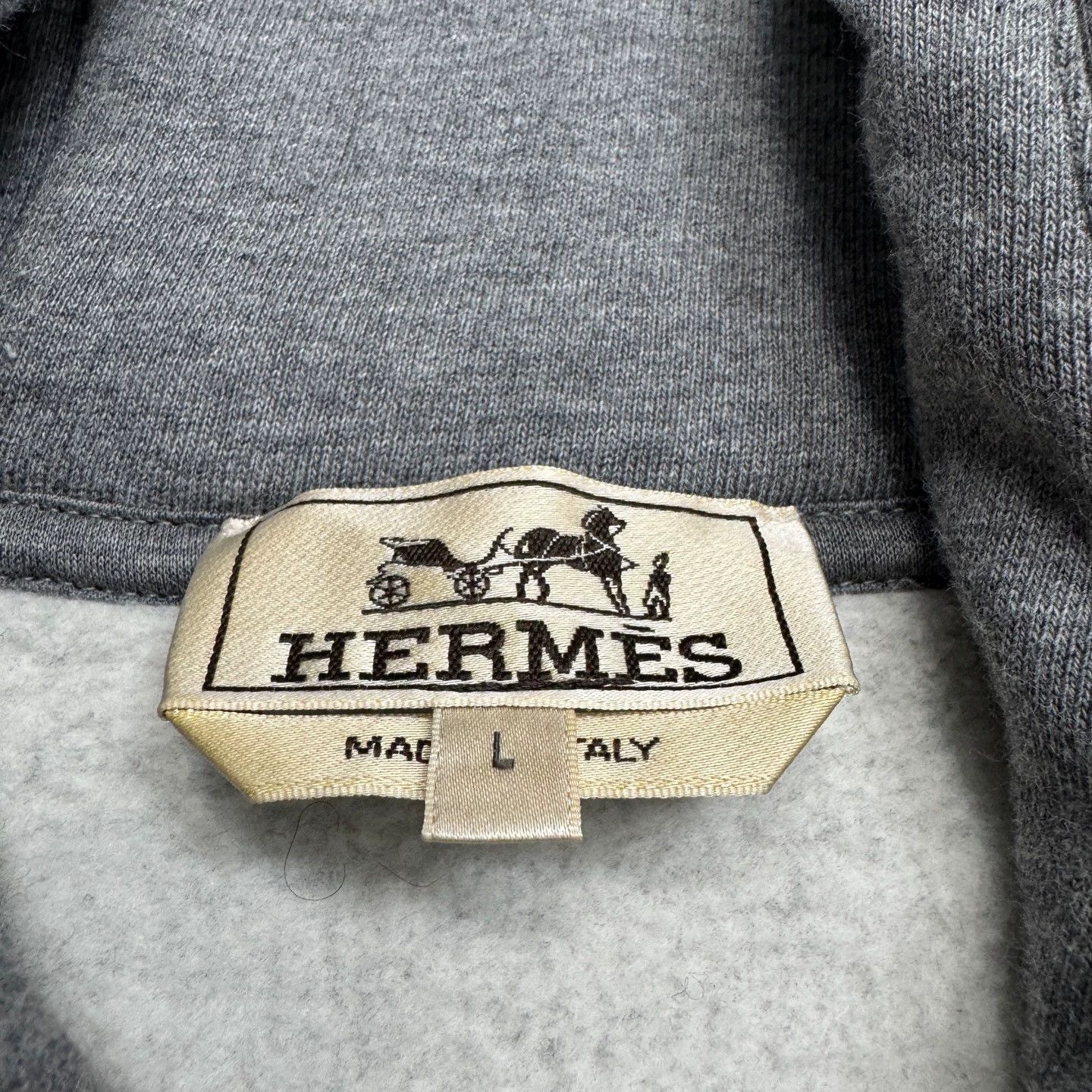 Hermes Hermes Leather Patchwork Hoodie L Size US L / EU 52-54 / 3 - 3 Thumbnail