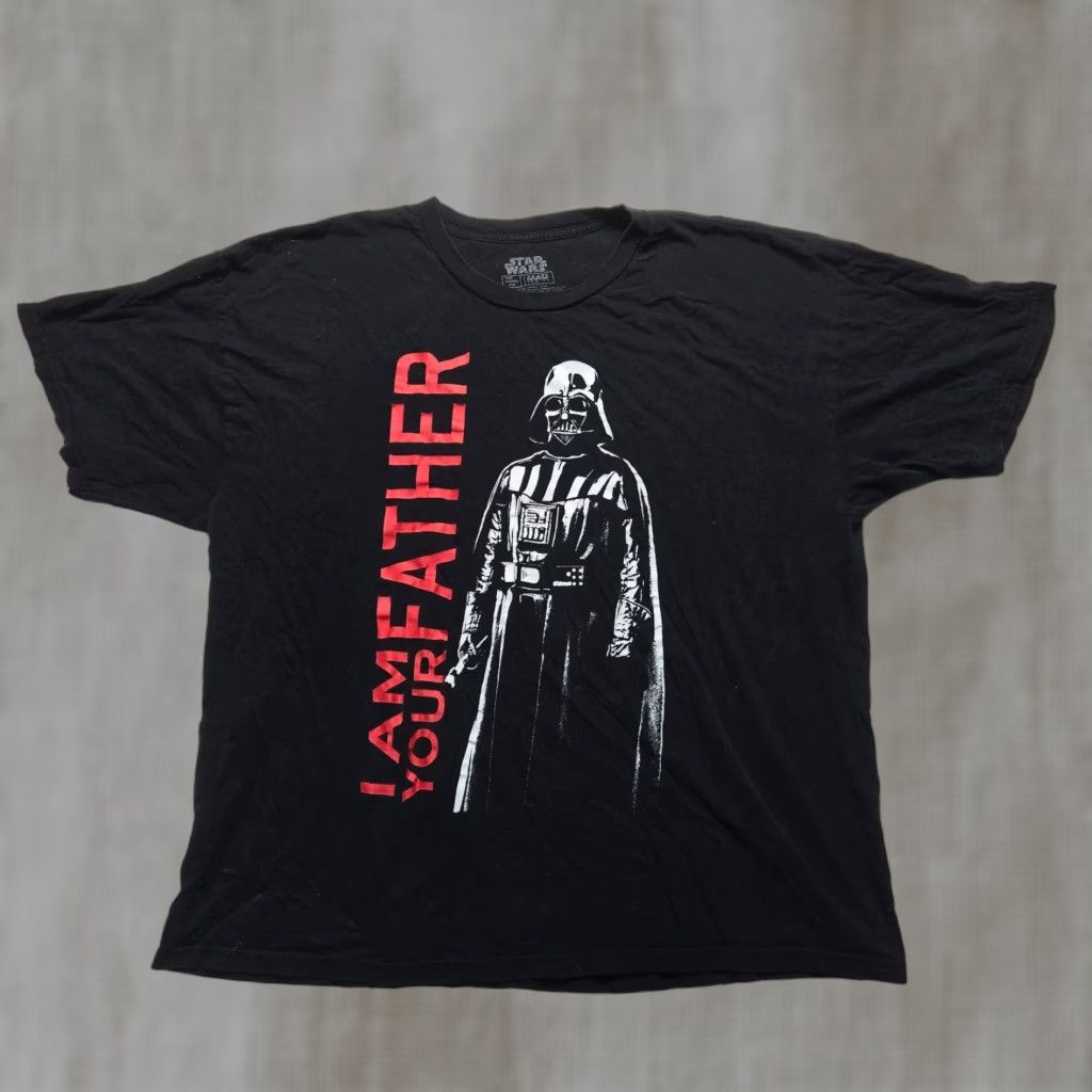 Star Wars Star Wars Darth Vader I Am Your Father Black T-Shirt Adult 2XL XXL Size US XXL / EU 58 / 5 - 1 Thumbnail
