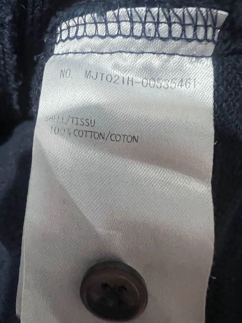 Thom Browne Thom Browne A dark blue four-striped hoodie Size US XL / EU 56 / 4 - 4 Thumbnail