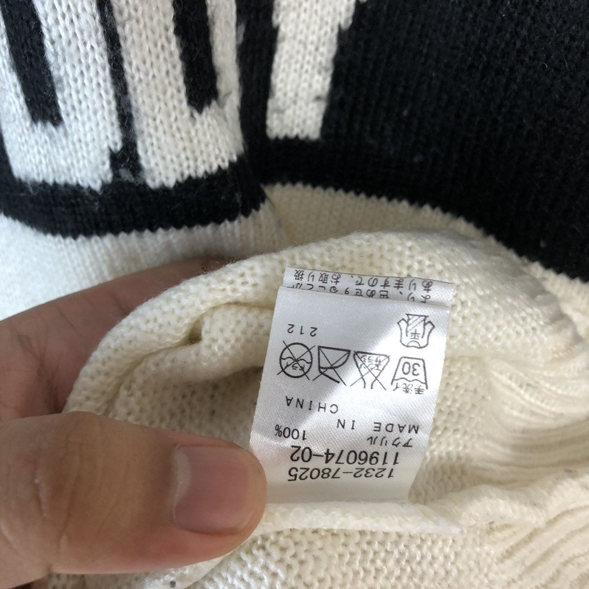 Homespun Knitwear × Japanese Brand Ziddy White Knitwear vintage #A416 Size M / US 6-8 / IT 42-44 - 12 Thumbnail