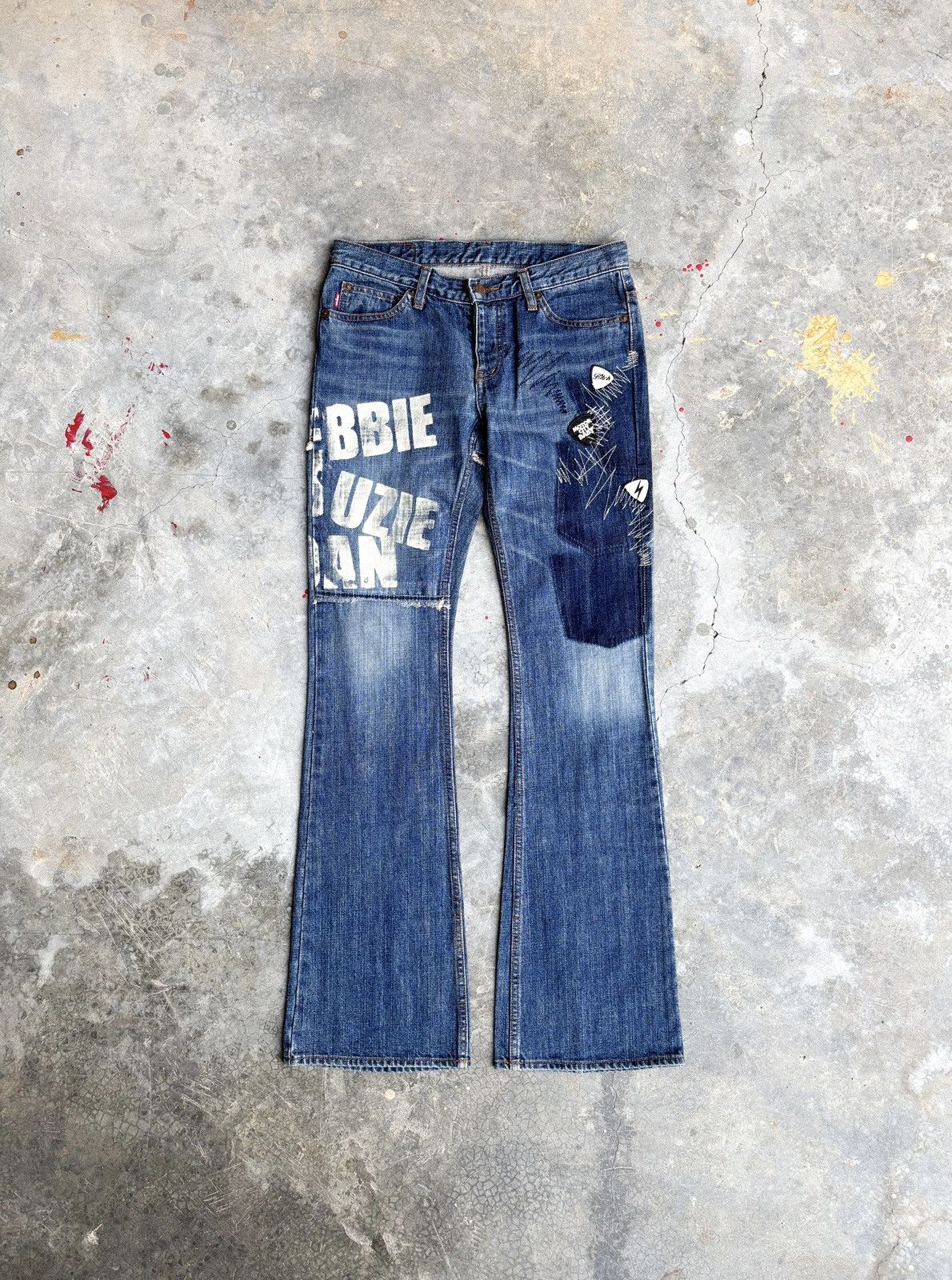 Hysteric Glamour Hysteric Glamour Debbie Suzie Joan Flare Denim Size US 31 - 1 Thumbnail
