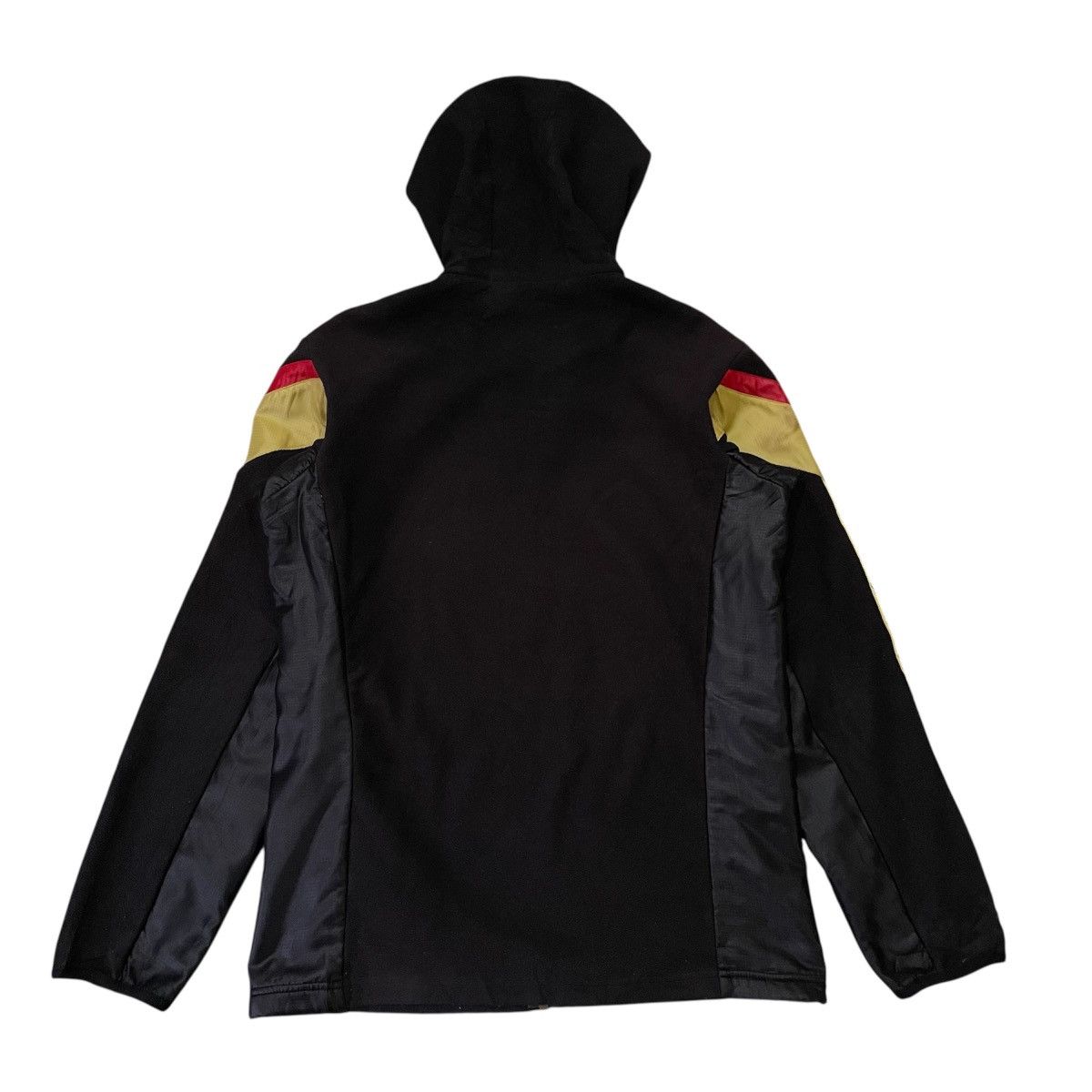 Adidas Vintage Adidas Professional Fleece Hoodie Jacket Black&Gold Size US L / EU 52-54 / 3 - 4 Thumbnail