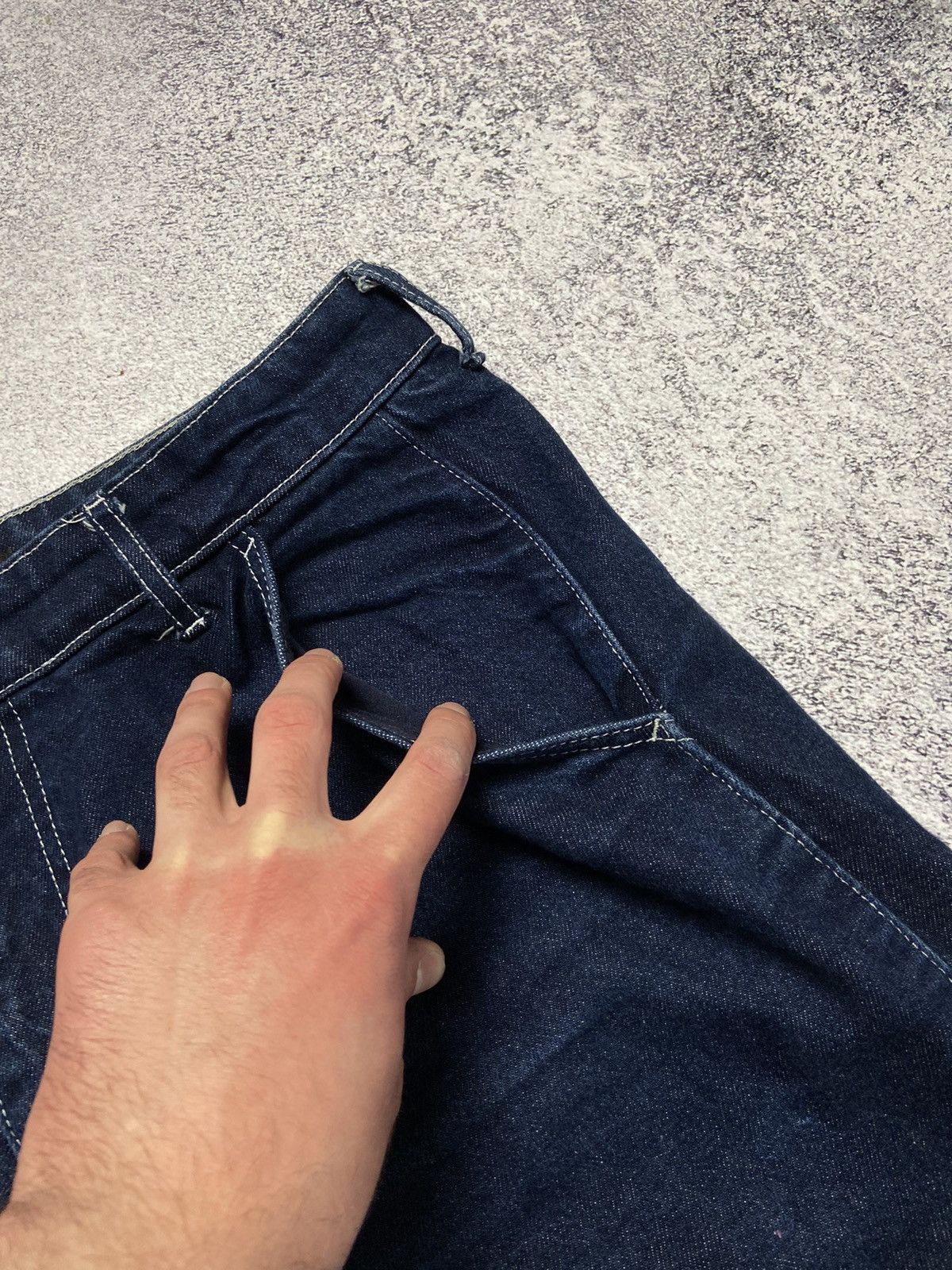 Japanese Brand Rare FSBN Rap Pants Hip Hop Baggy Jeans Avant Garde Style Size US 34 / EU 50 - 15 Thumbnail