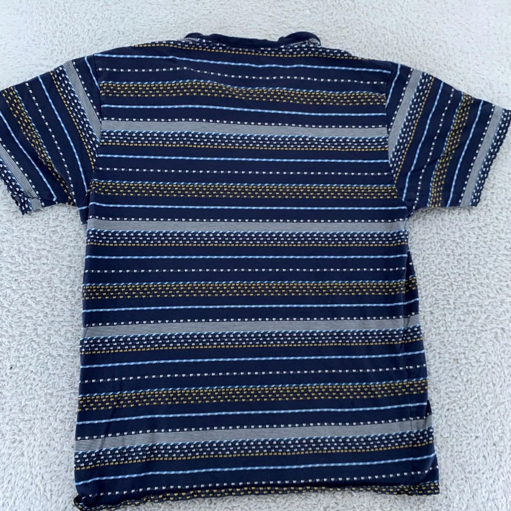Patagonia Patagonia Shirt Mens S Small Blue Striped Cotton Short Sleeve Tee Size US S / EU 44-46 / 1 - 4 Thumbnail