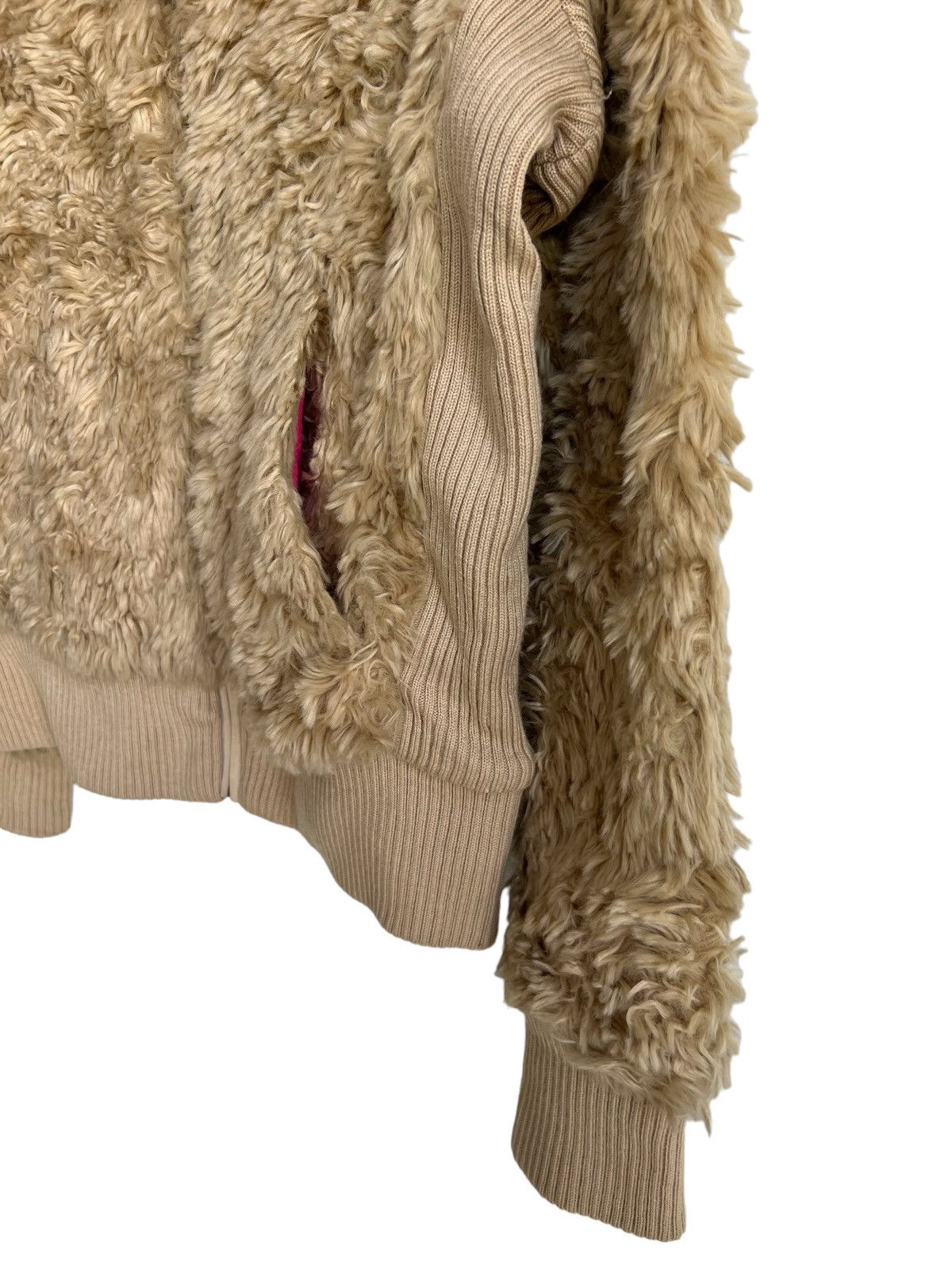 Issey Miyake OG Issey Miyake TC Fluffy Fur Neck & Body Bomber Jacket Size M / US 6-8 / IT 42-44 - 6 Thumbnail