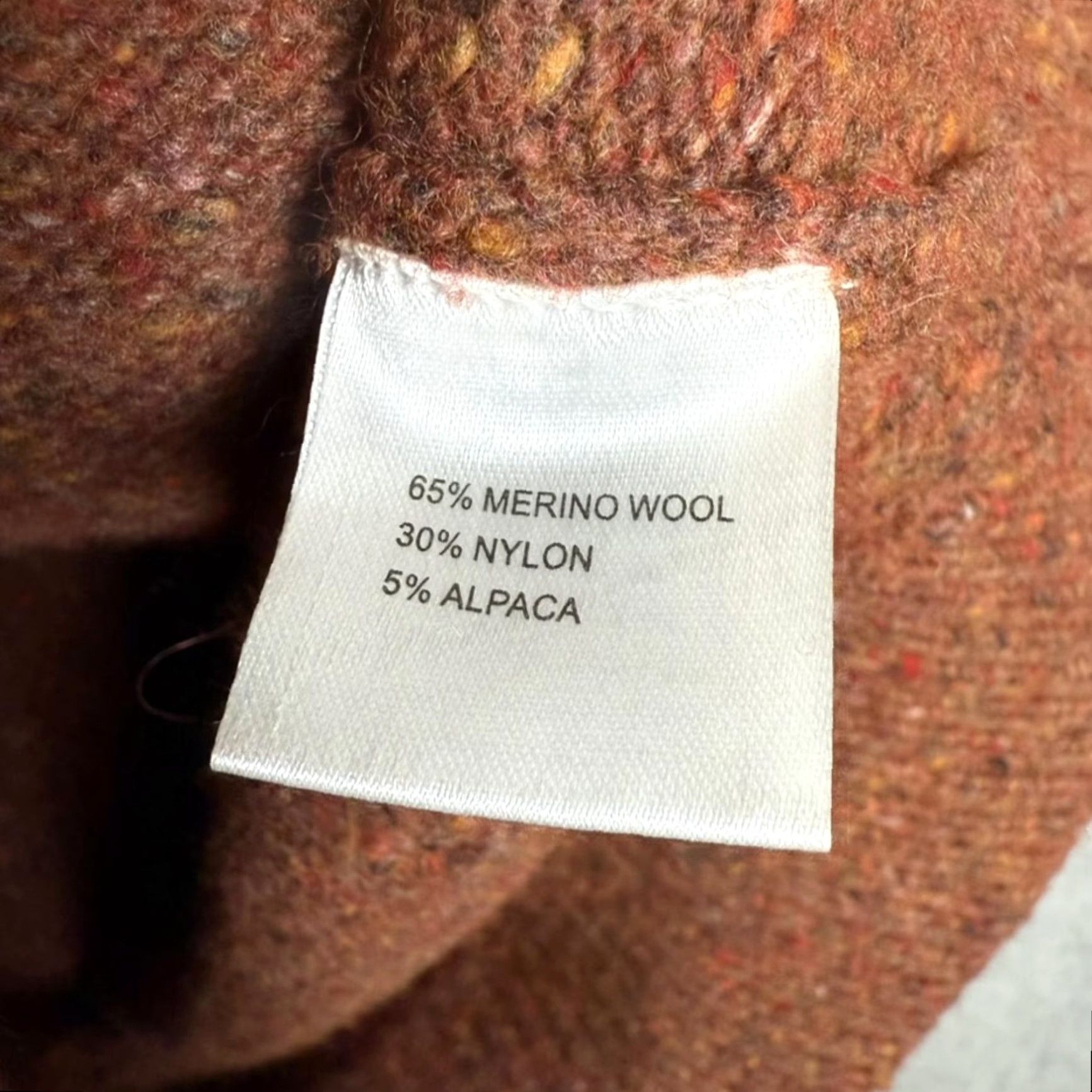 Peter Millar VINTAGE Peter Millar Donegal 1/4 Zip Golf Sweater Mens 2XL Alpaca Burnt Orange MSRP 78 Size US XXL / EU 58 / 5 - 6 Thumbnail
